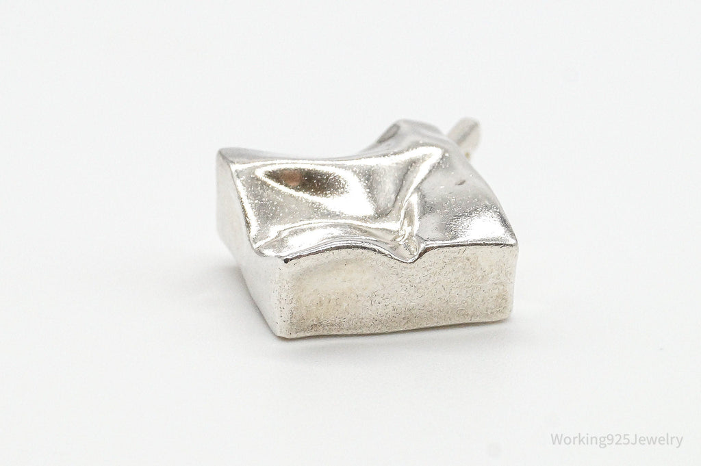 Vintage Galla Modernist Silver Pendant