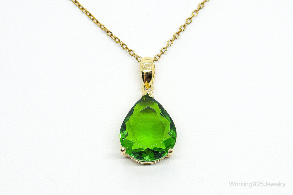 Designer STAUER Period Gold Vermeil Sterling Silver Necklace