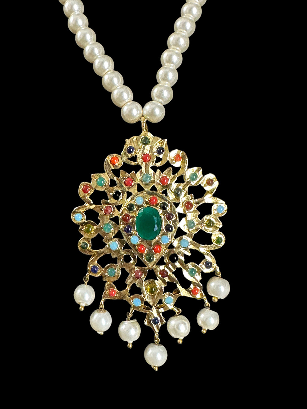 PS410 Navratan pendant ( READY TO SHIP )