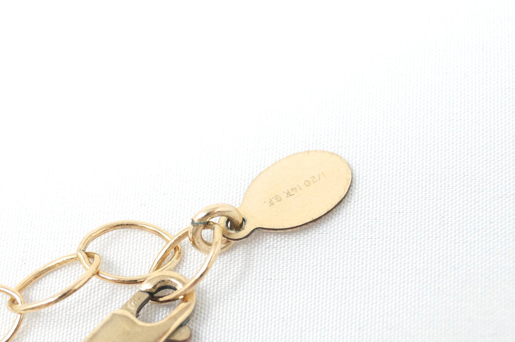 Vintage Designer Deb Guyot Quartz 14K Gold Filled Sterling Silver Necklace