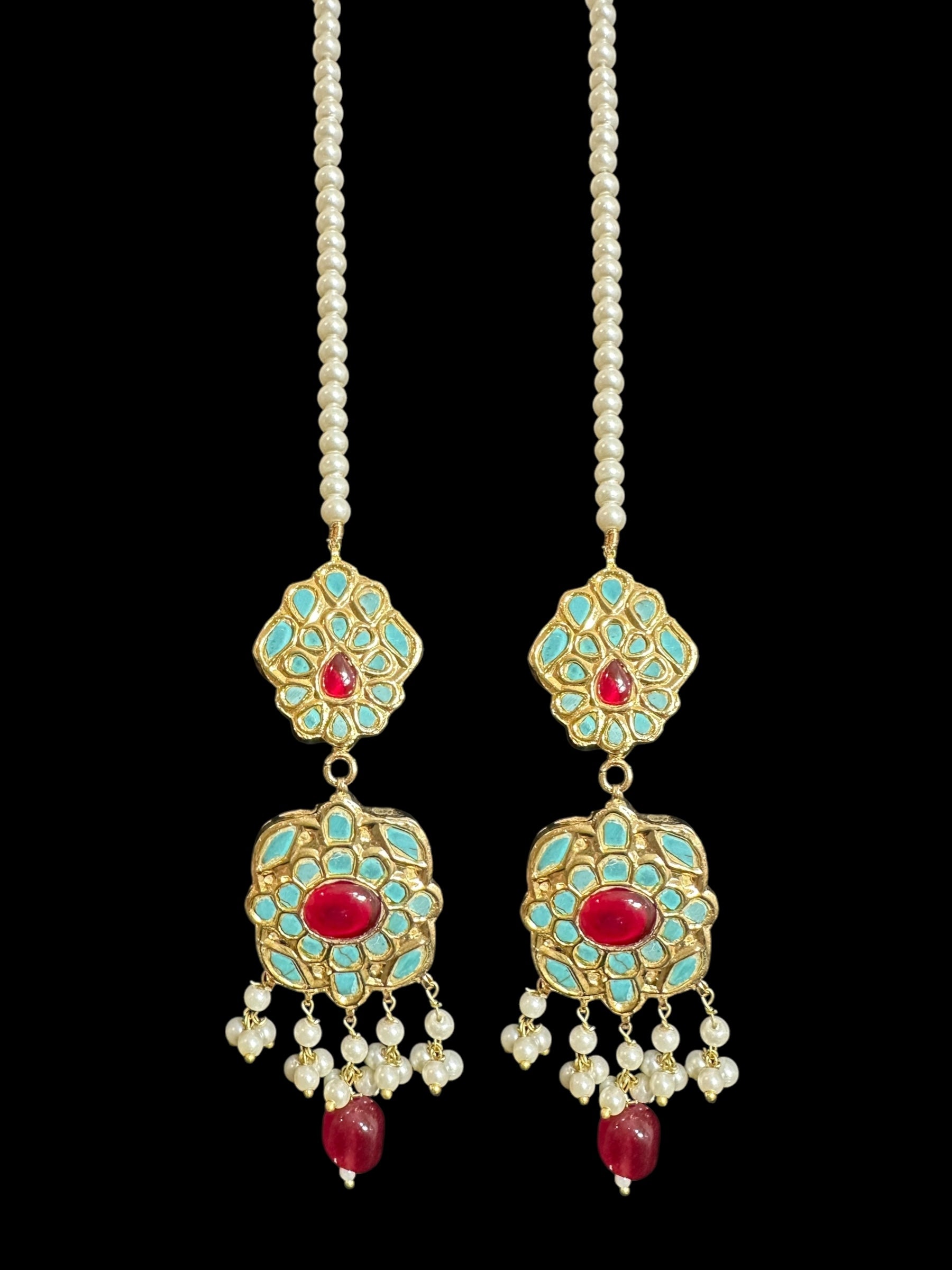 C561 Turquoise ruby choker ( READY TO SHIP )