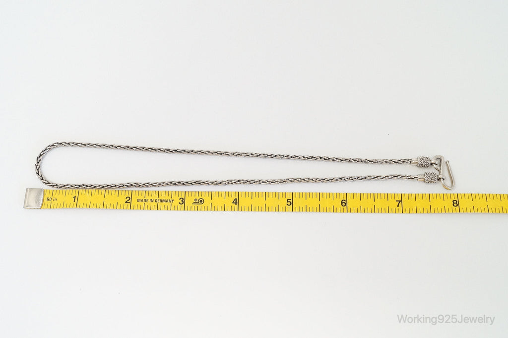 Designer BA Suarti High Fashion Sterling Silver Chain Link Necklace