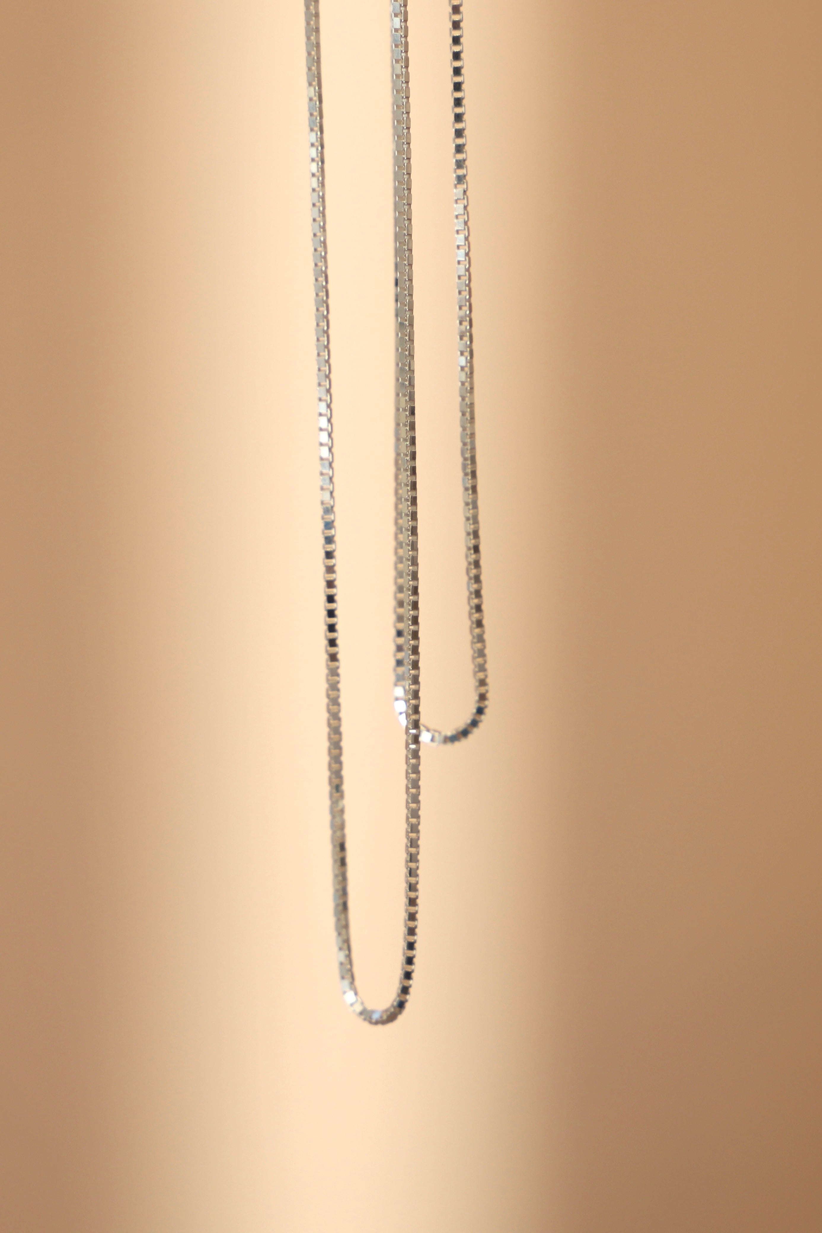 STERLING SILVER BOX CHAIN