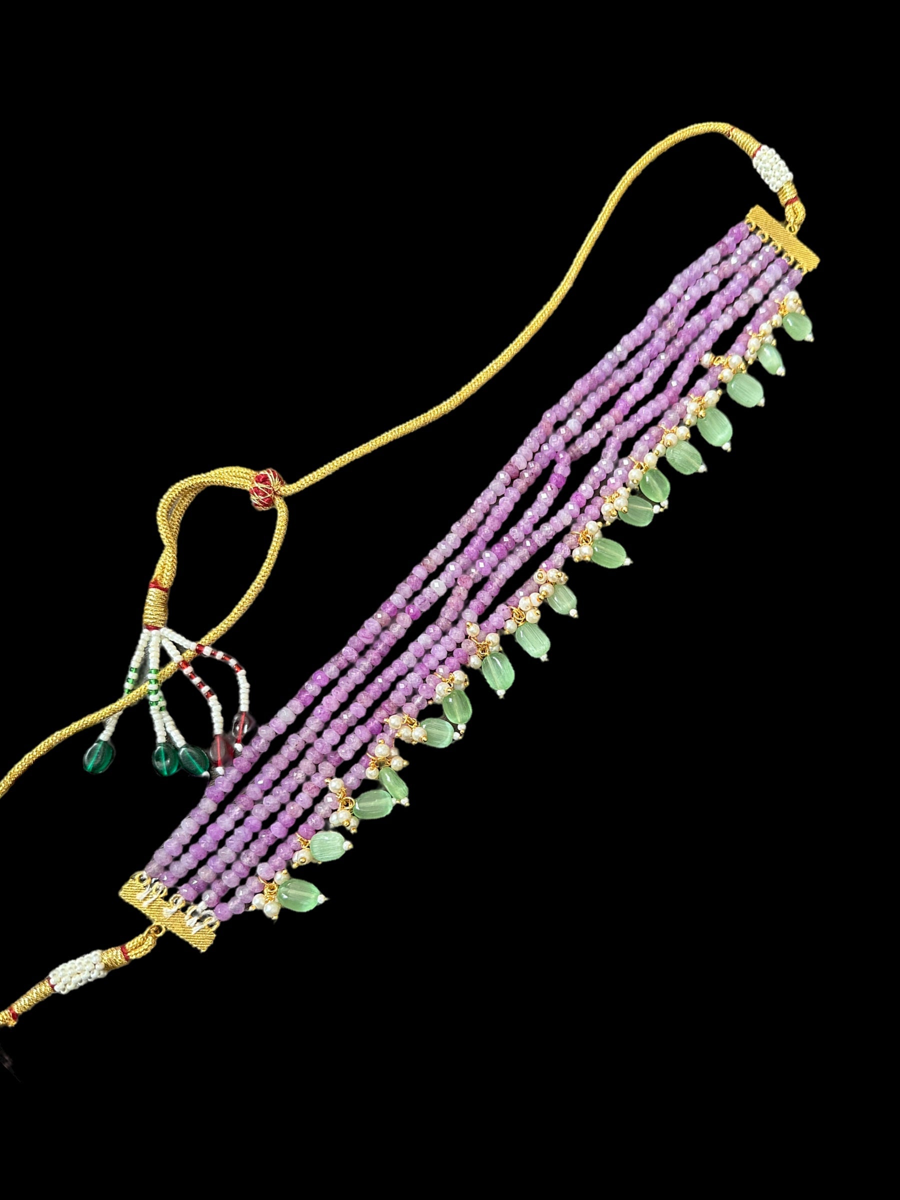 C321 beads choker ( SHIPS IN 4 WEEKS )