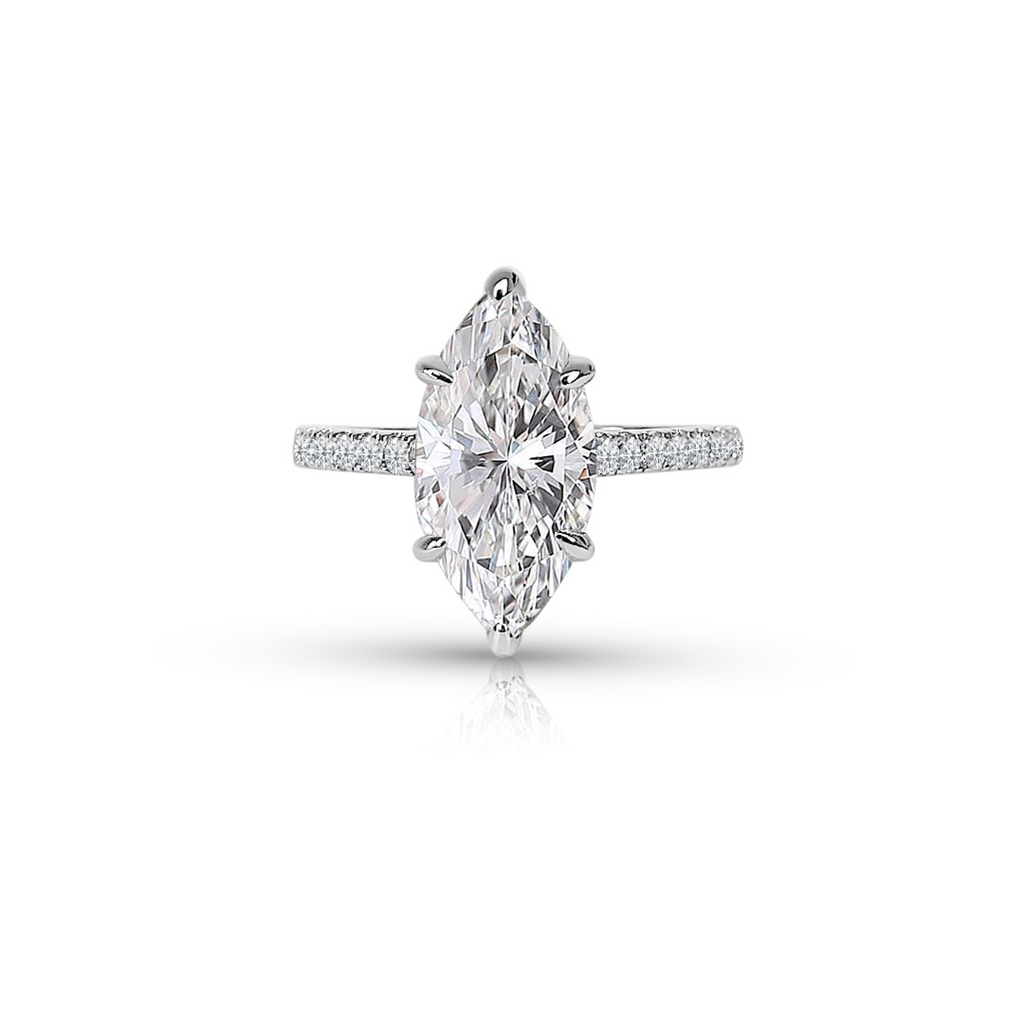 3.0ct Moissanite Diamond Engagement Ring