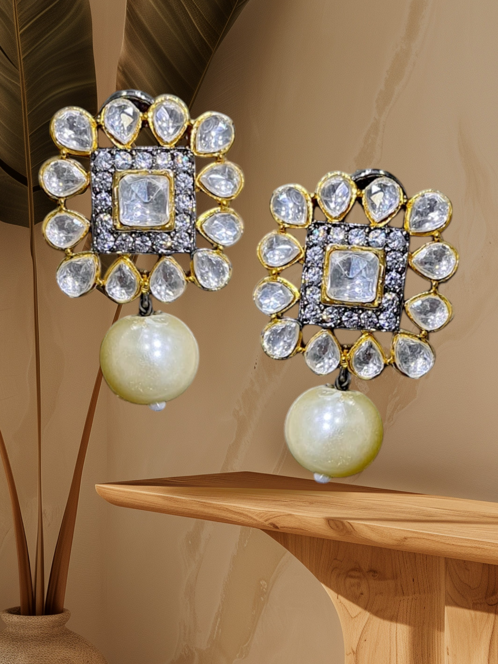 ET571  high quality polki tops  ( READY TO SHIP)