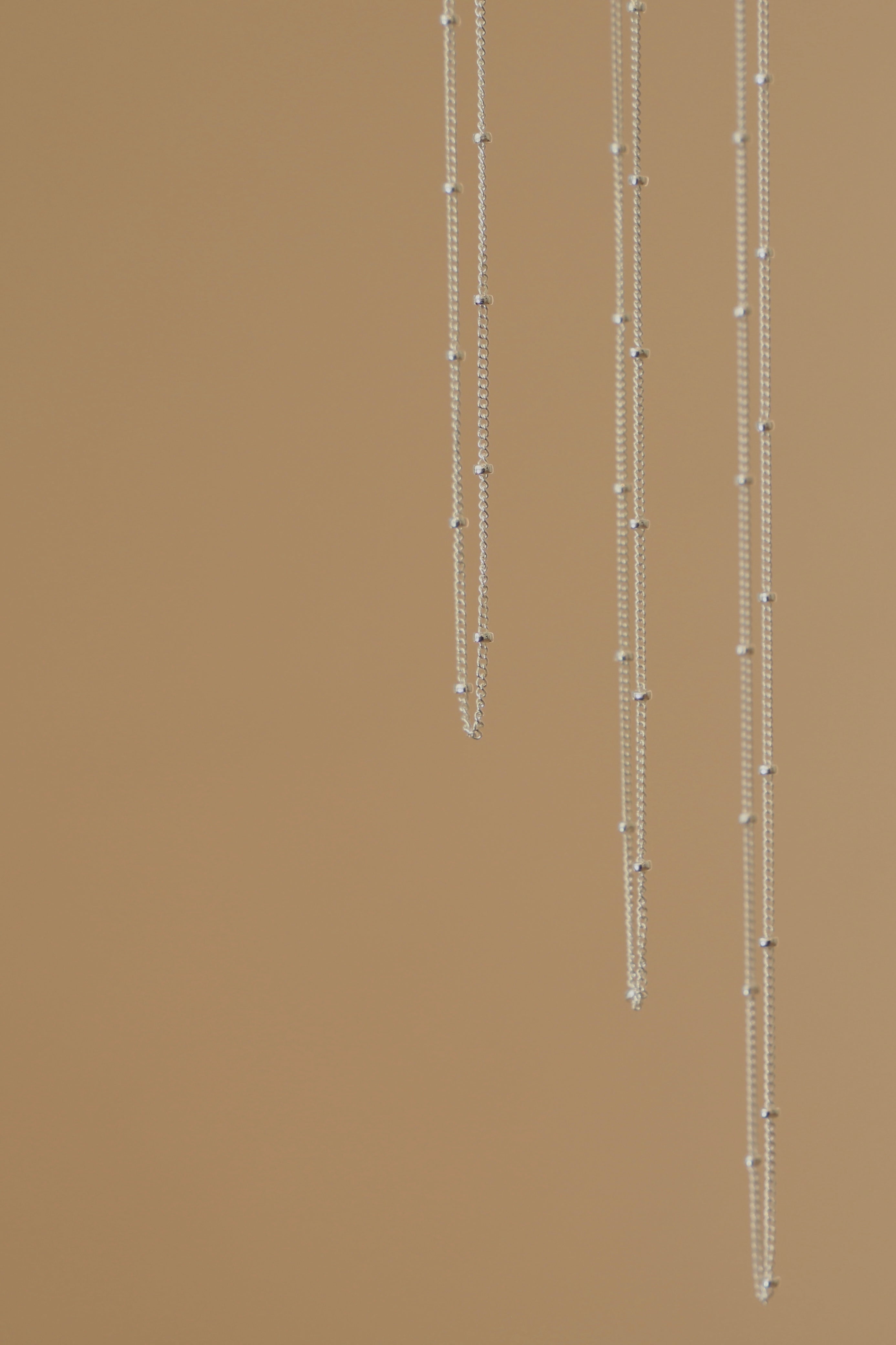 STERLING SILVER SATELLITE CABLE CHAIN