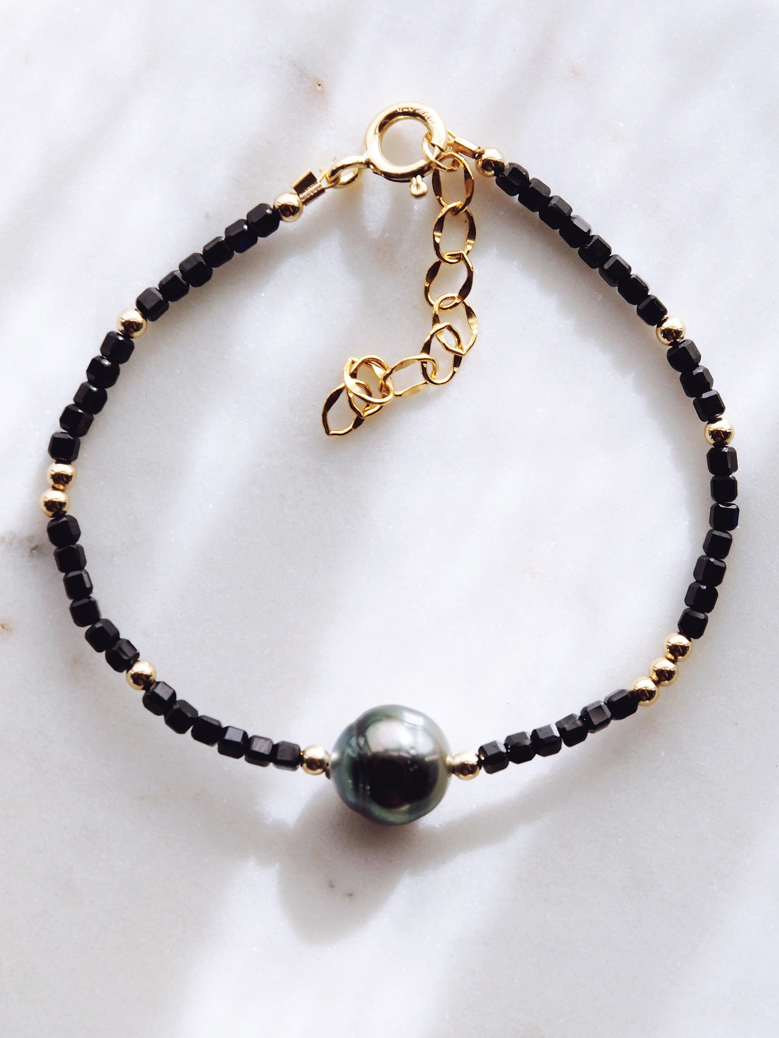 Tahitian Pearl and Gemstone Bracelet - Iolana