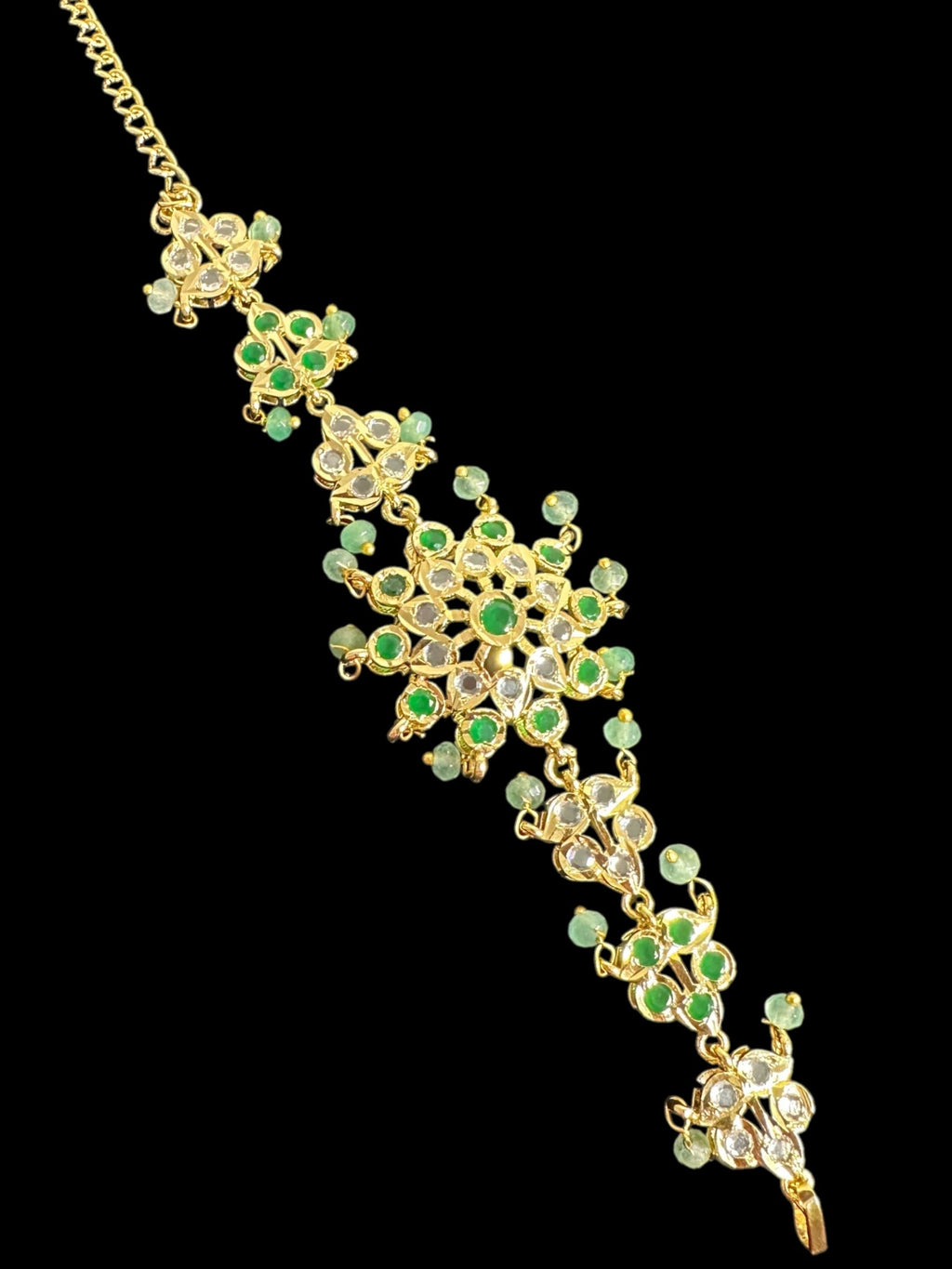 Amal hyderabadi bracelet in green ( READY TO SHIP )