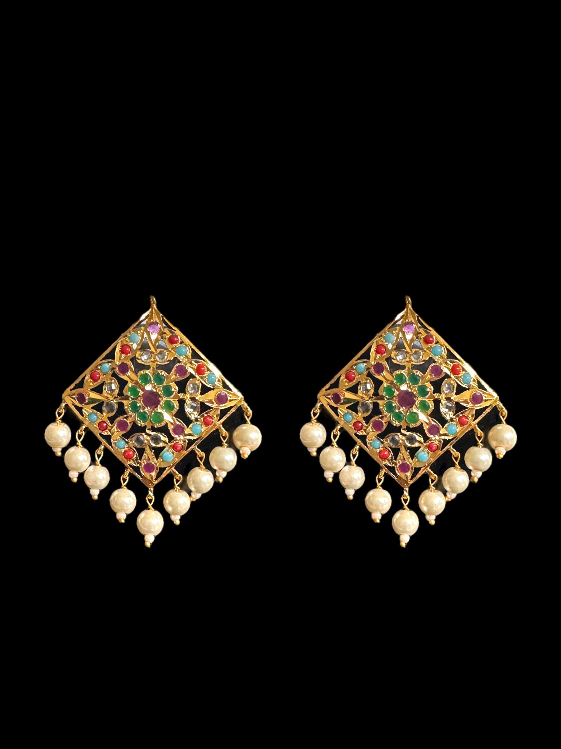 PS423 Aani pendant set (Navratan) (SHIPS IN 3 WEEKS )