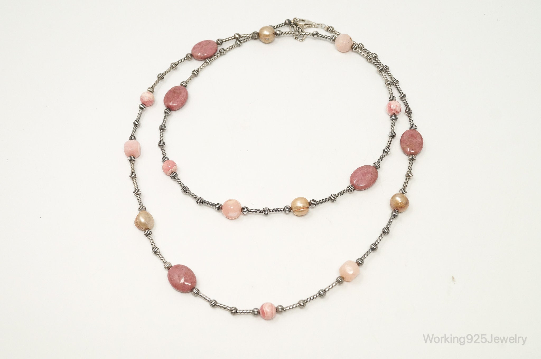 Southwestern Carolyn Pollack Relios Multi Gem Sterling Silver Necklace