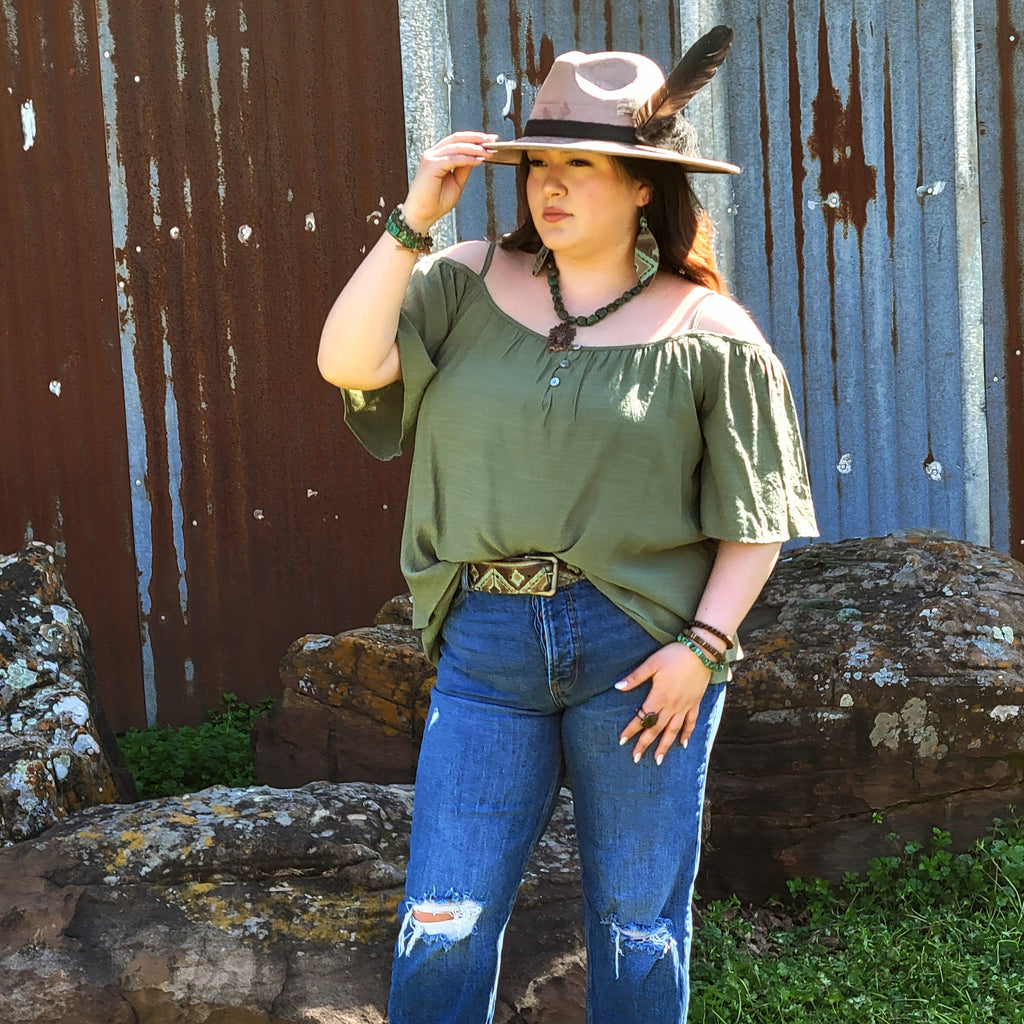 Genuine Labradorite Ring set in Antique Copper 012x