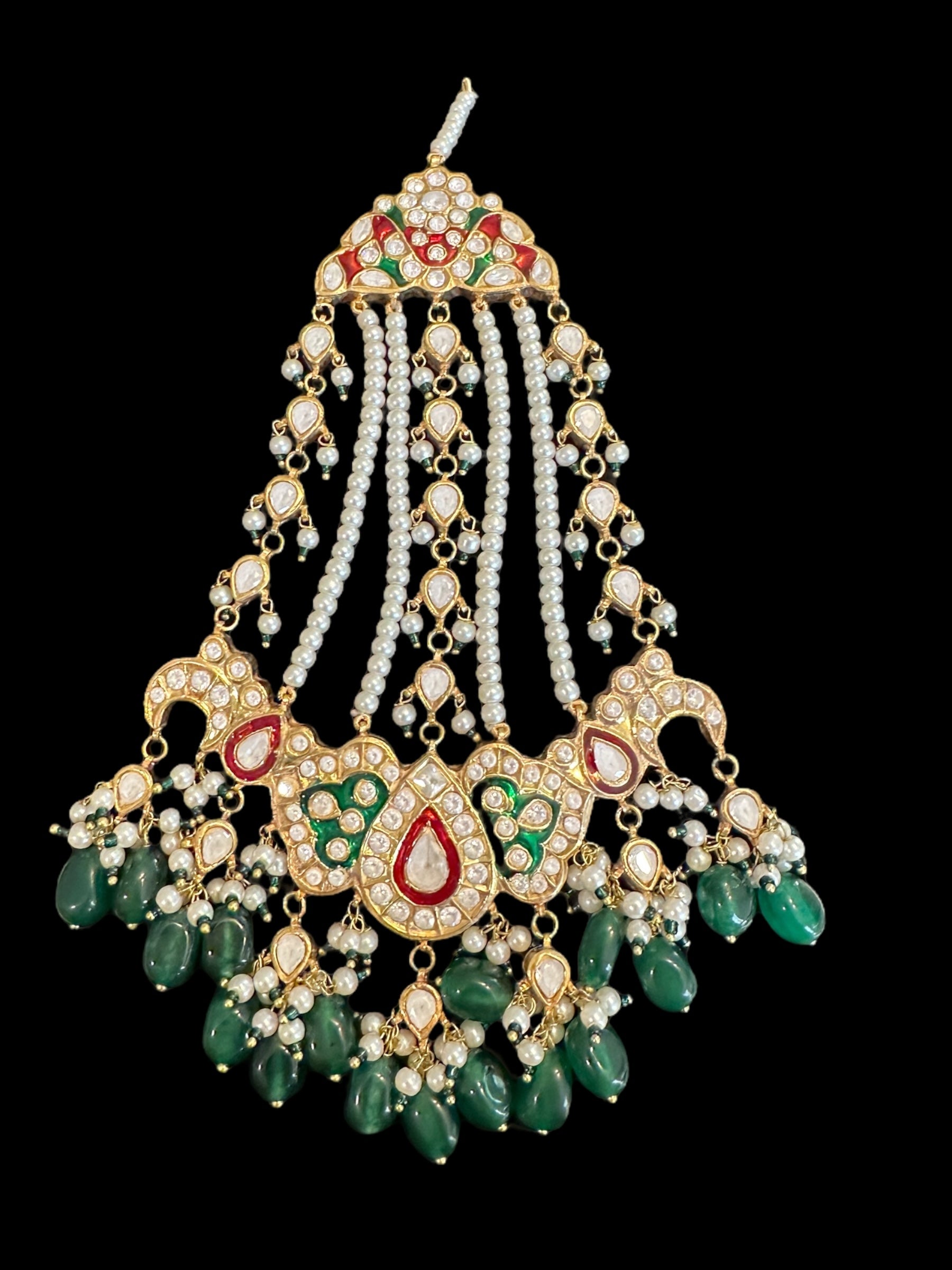 BR466 Subah high quality meena bridal set ( READY TO SHIP )