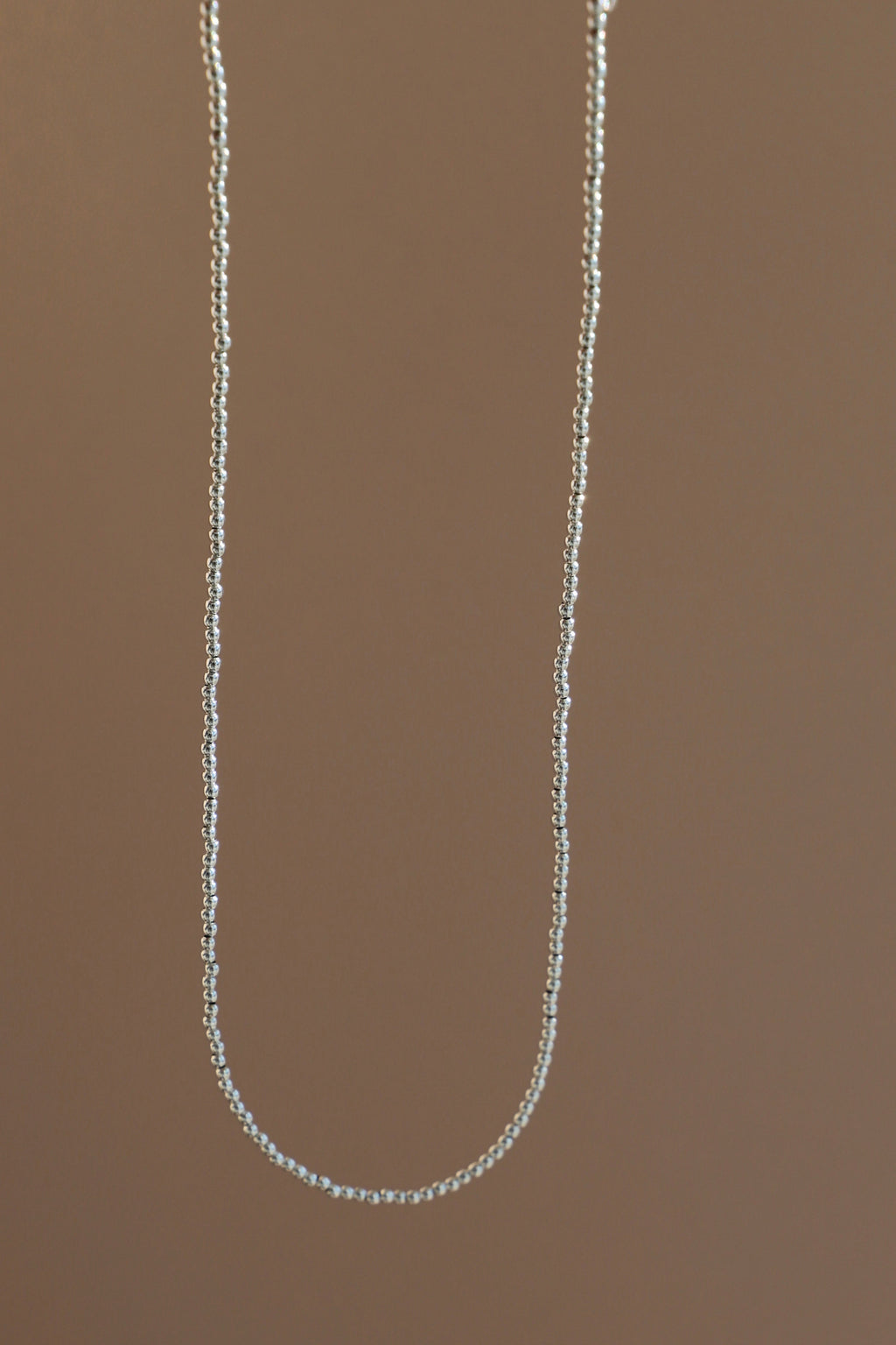 SILVER BEADED CHAIN