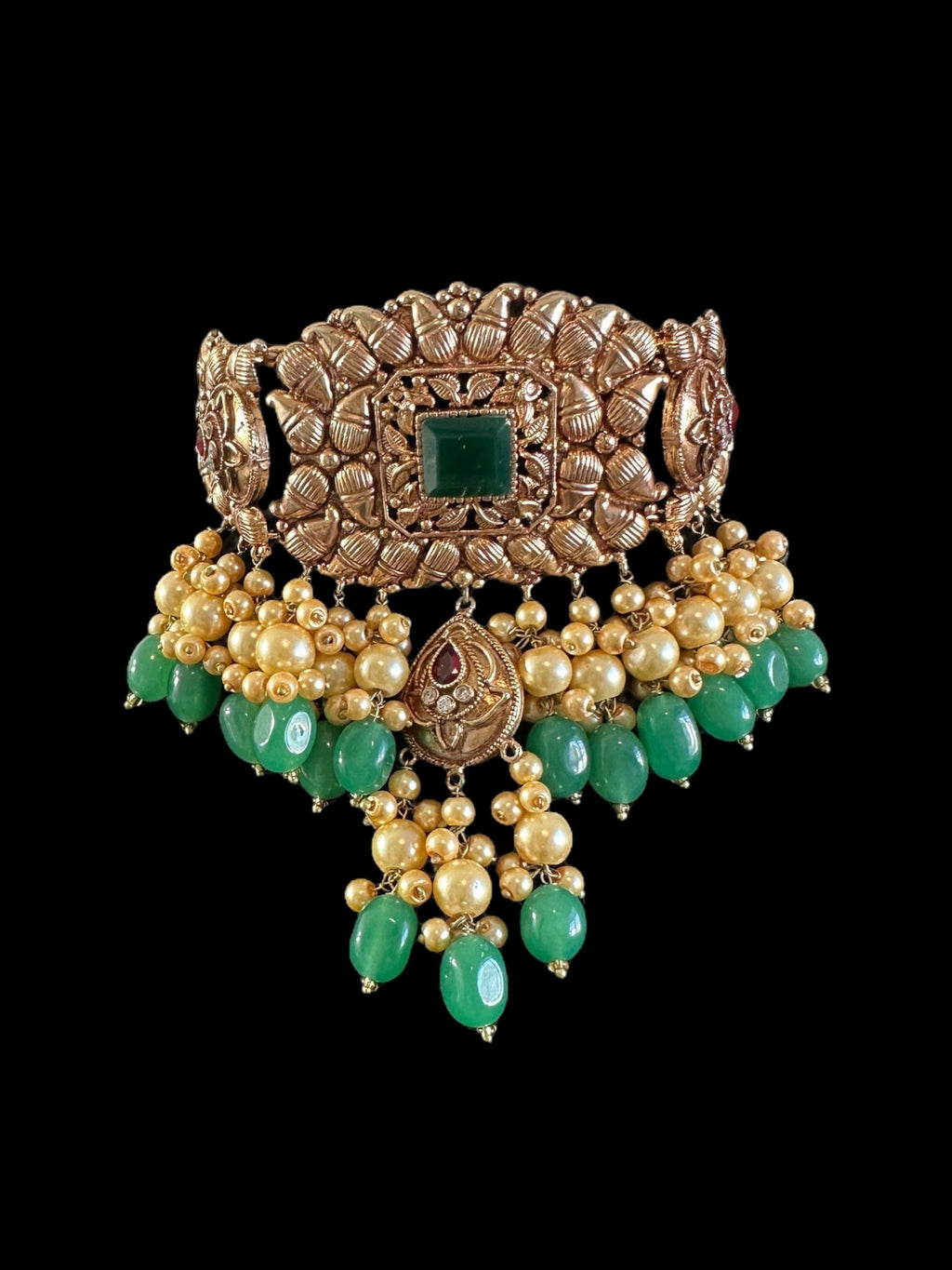 BR483 sadhna bridal set - copper finish ( READY TO SHIP )