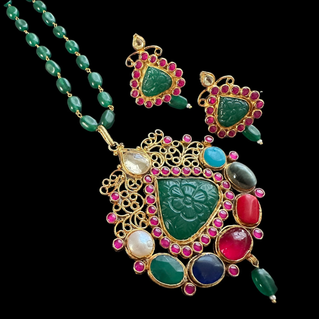 PS332 Swetha pendant set ( READY TO SHIP )