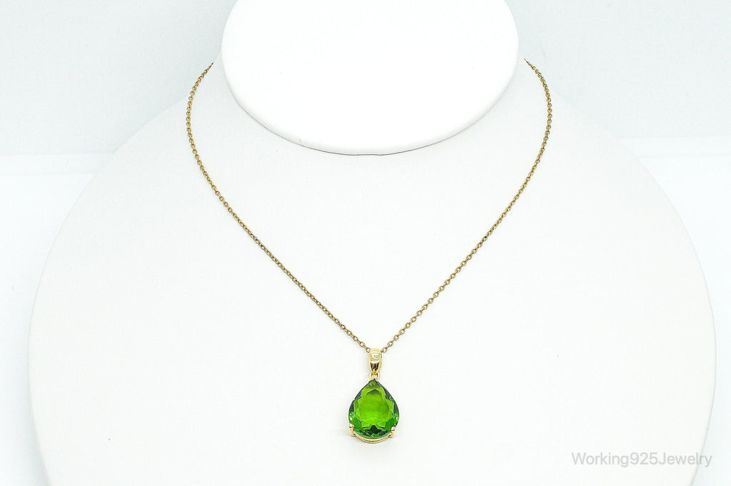 Designer STAUER Period Gold Vermeil Sterling Silver Necklace