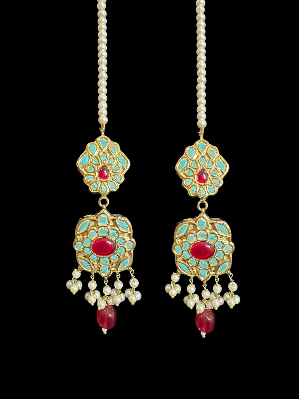 C561 Turquoise ruby choker ( READY TO SHIP )