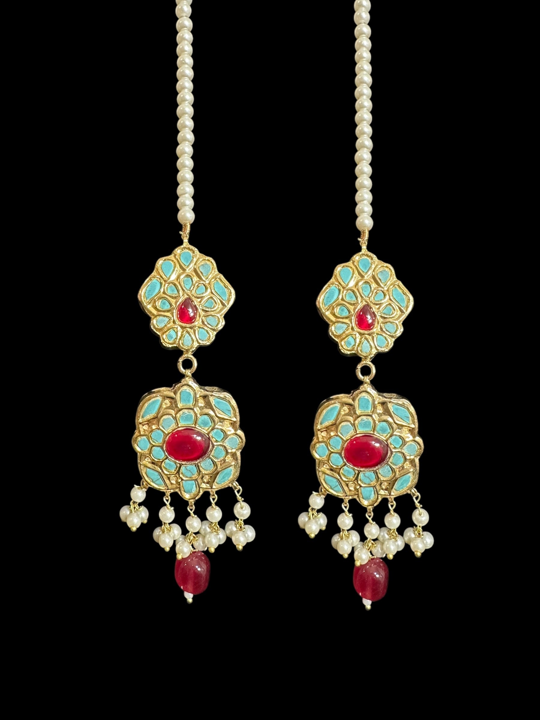 C561 Turquoise ruby choker ( READY TO SHIP )