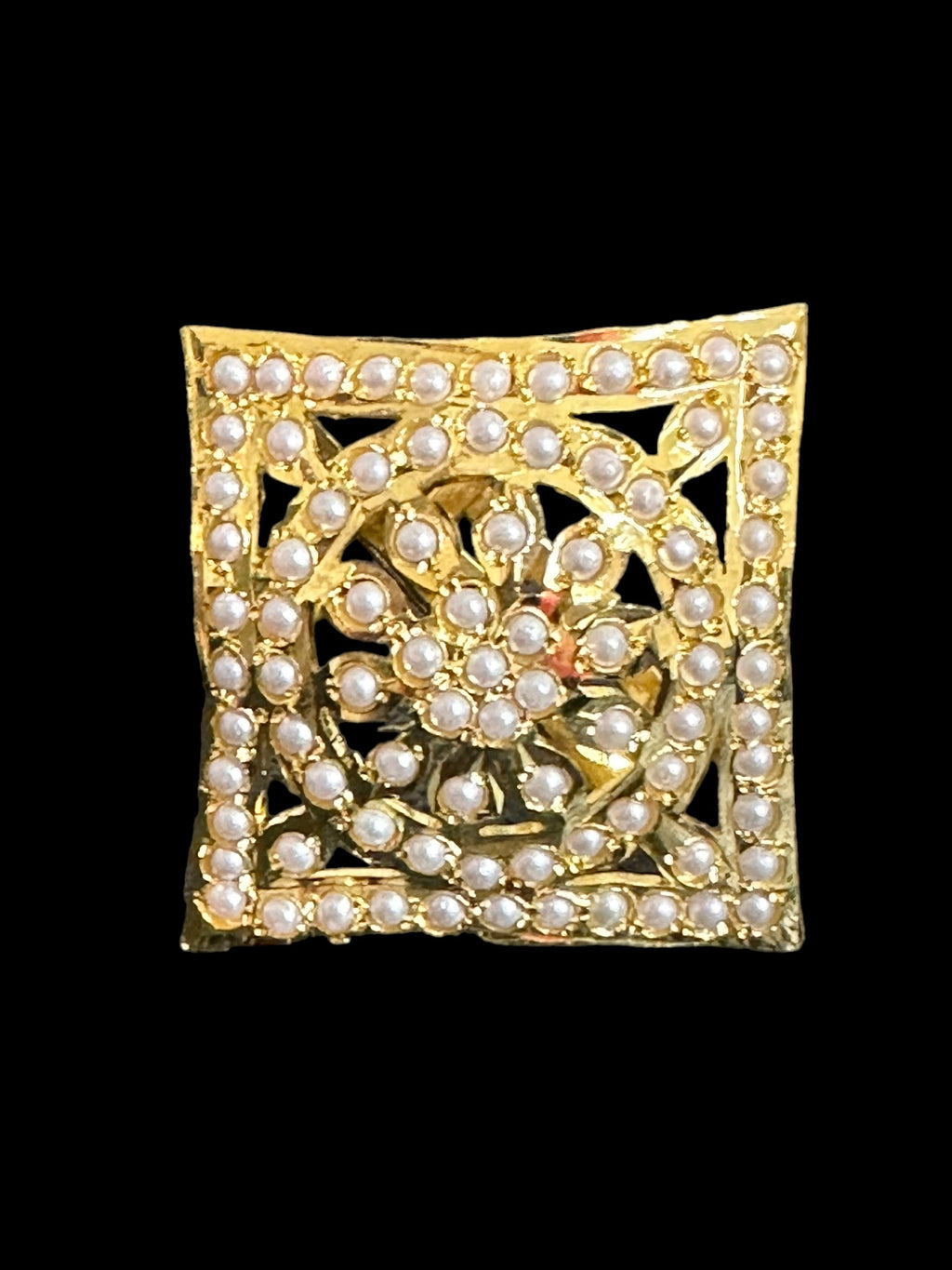 DJR86 Jadau ring -  pearl    ( READY TO SHIP )