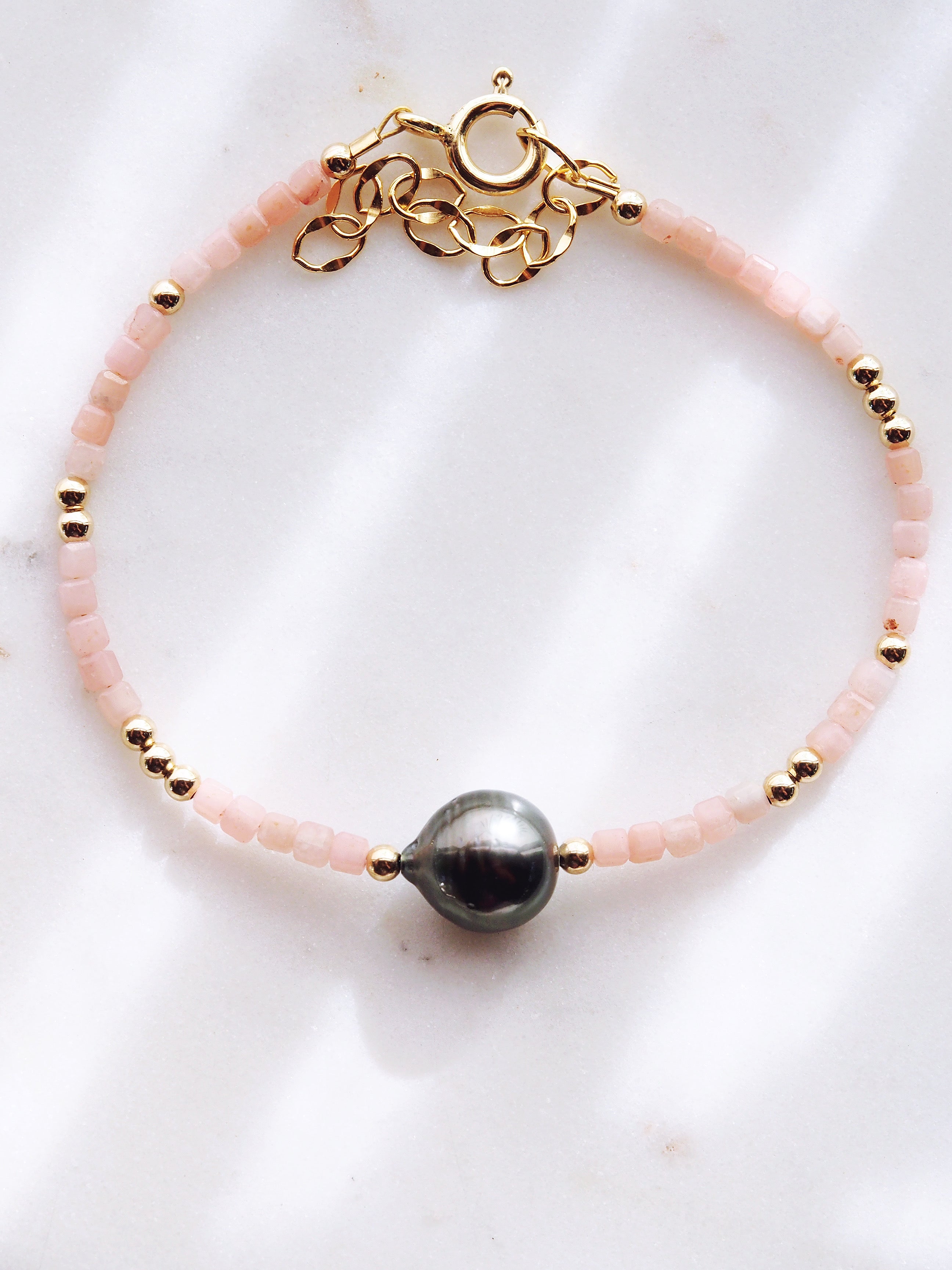 Tahitian Pearl and Gemstone Bracelet - Iolana