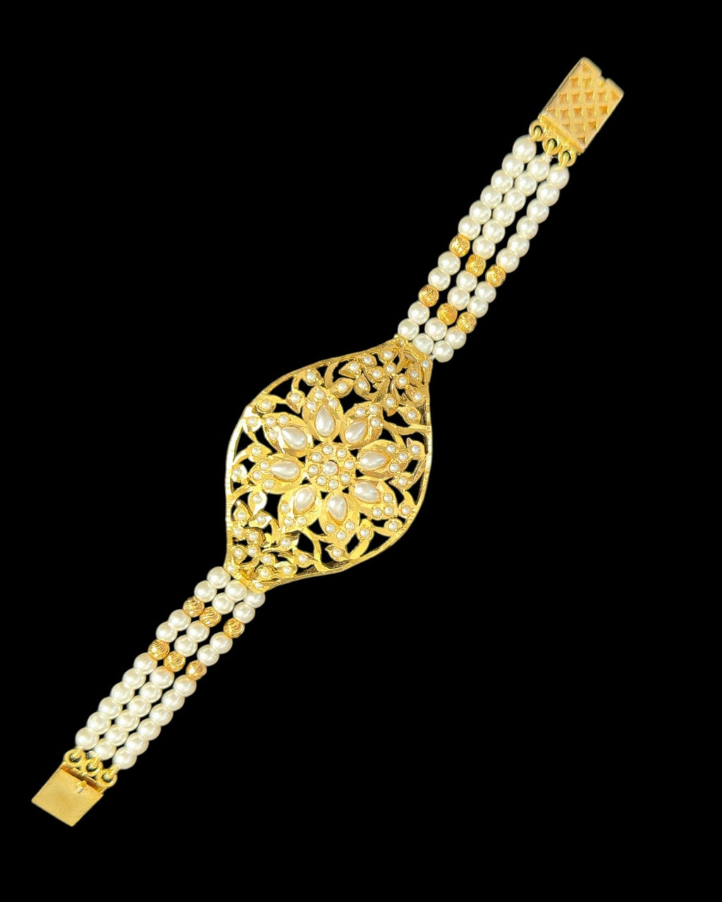 Jadau bracelet - pearls  ( READY TO SHIP )