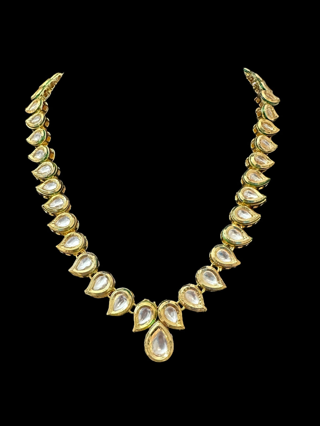 DNS155 high quality kundan necklace set( READY TO SHIP )