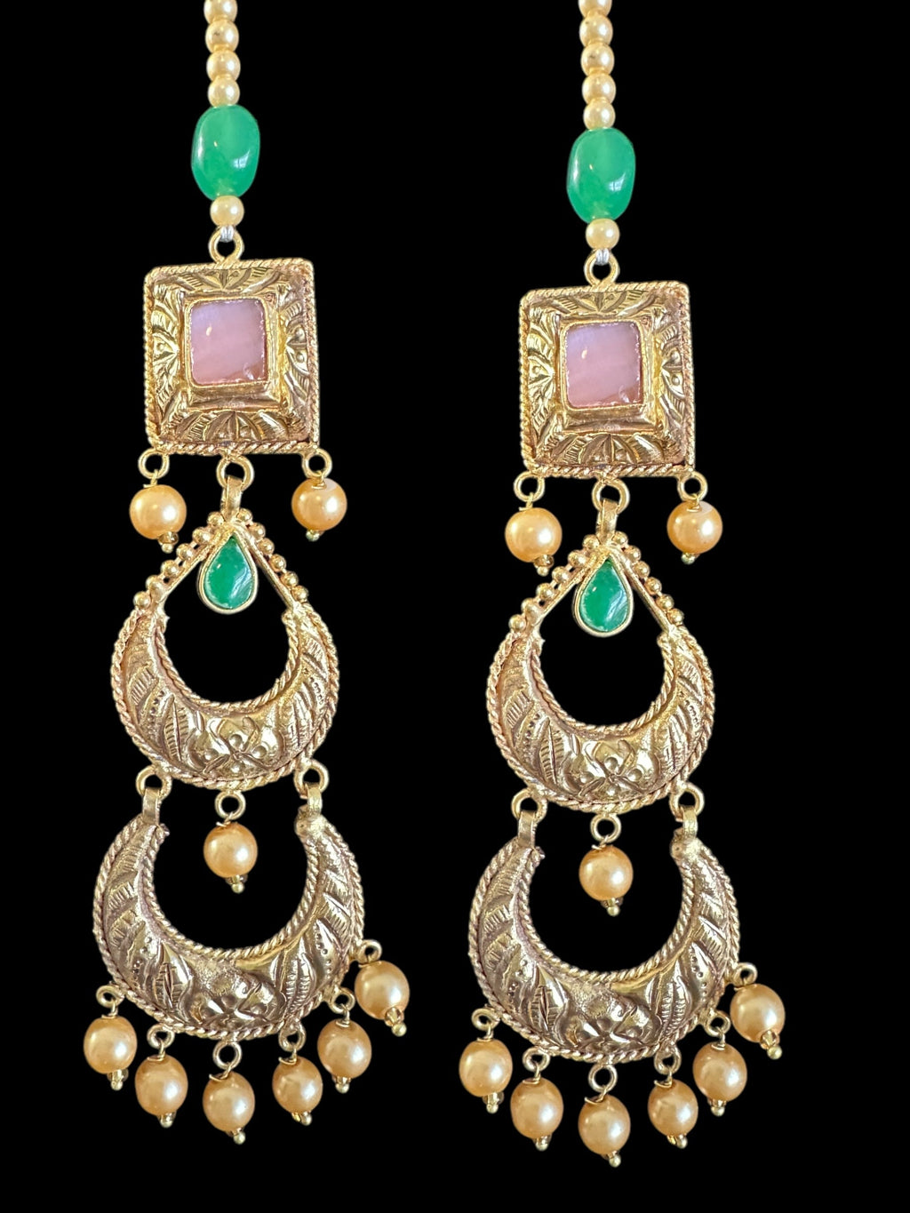 BR484 Amala bridal set in antique finish ( READY TO SHIP )