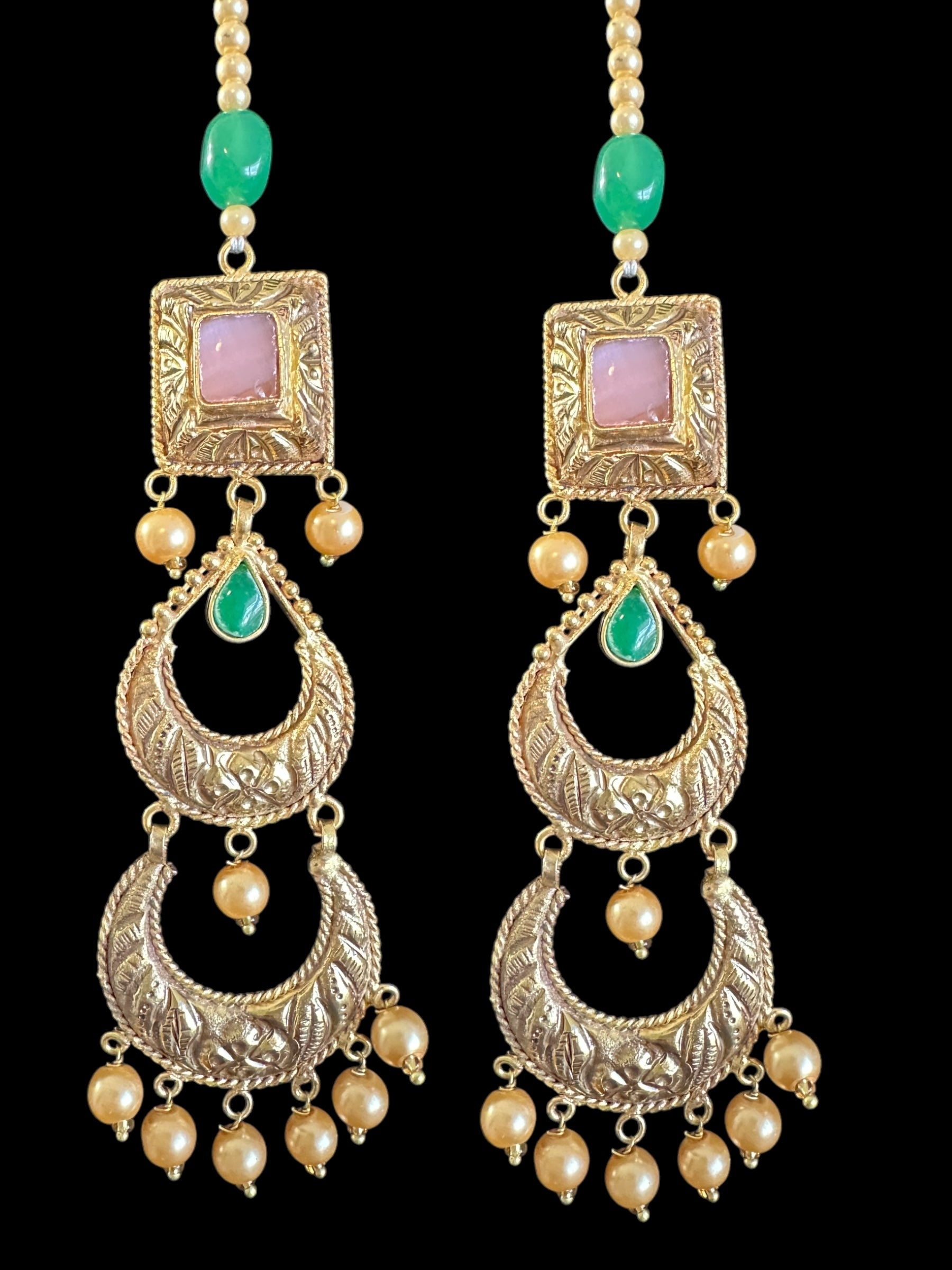 BR484 Amala bridal set in antique finish ( READY TO SHIP )