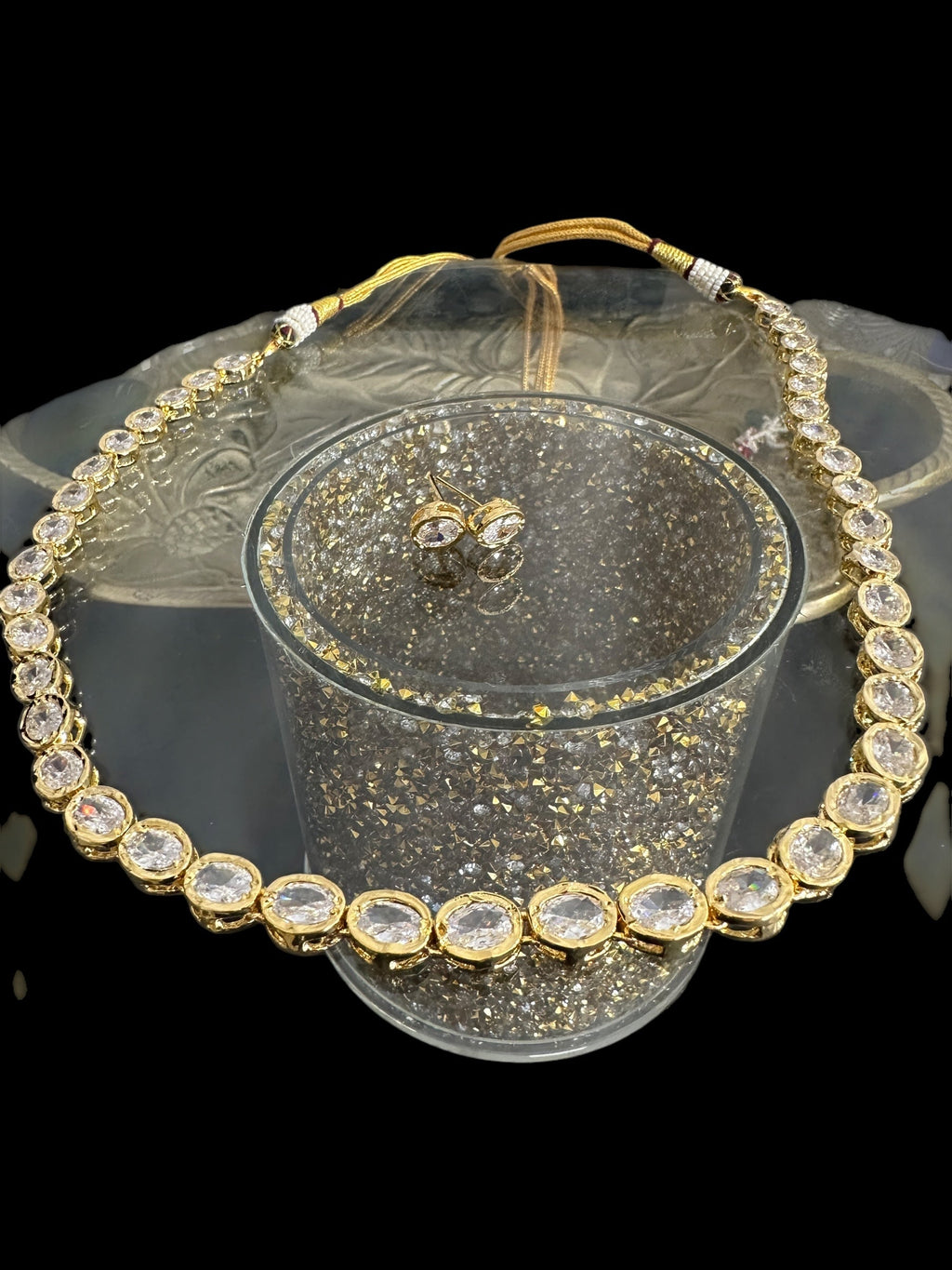 DNS24 Bhanu polki necklace  ( SHIPS IN 4 WEEKS )