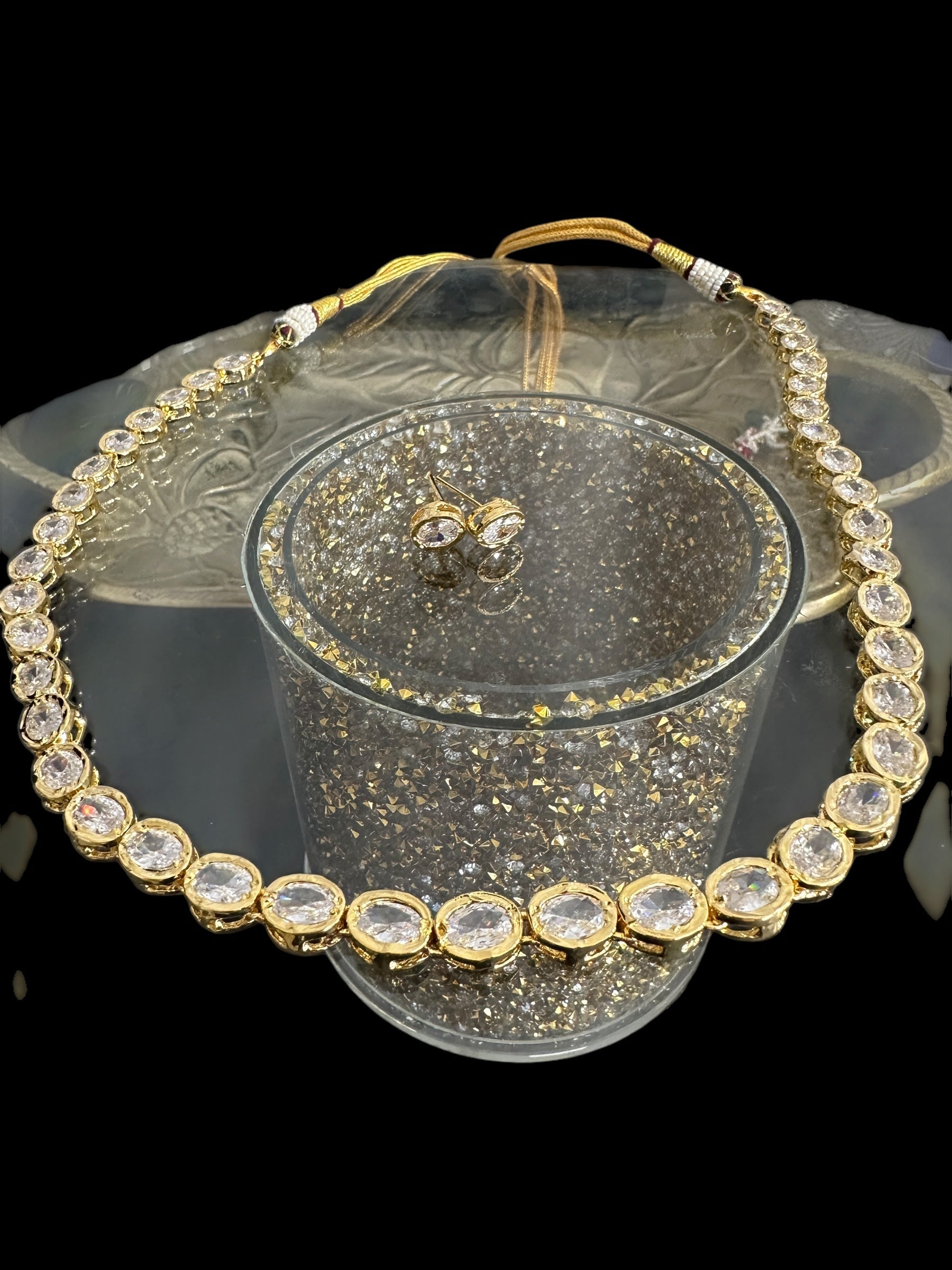 DNS24 Bhanu polki necklace  ( SHIPS IN 4 WEEKS )