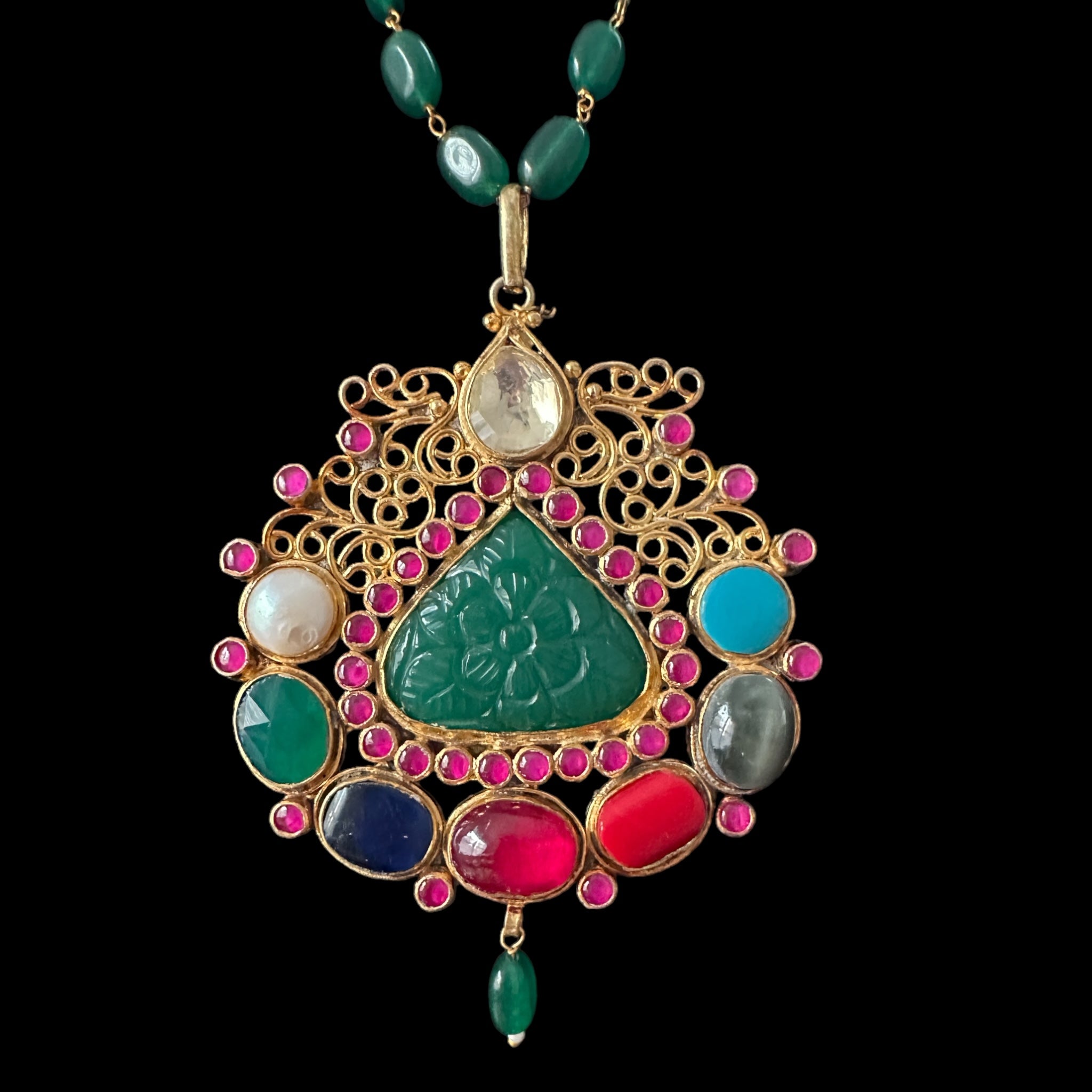 PS332 Swetha pendant set ( READY TO SHIP )