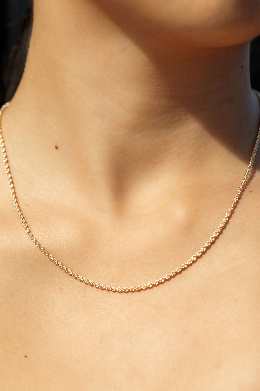 Everyday Dainty Gold Rope Chain Necklace - Lihau