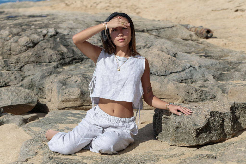 Gold Scallop Shell Necklace - Hoaka