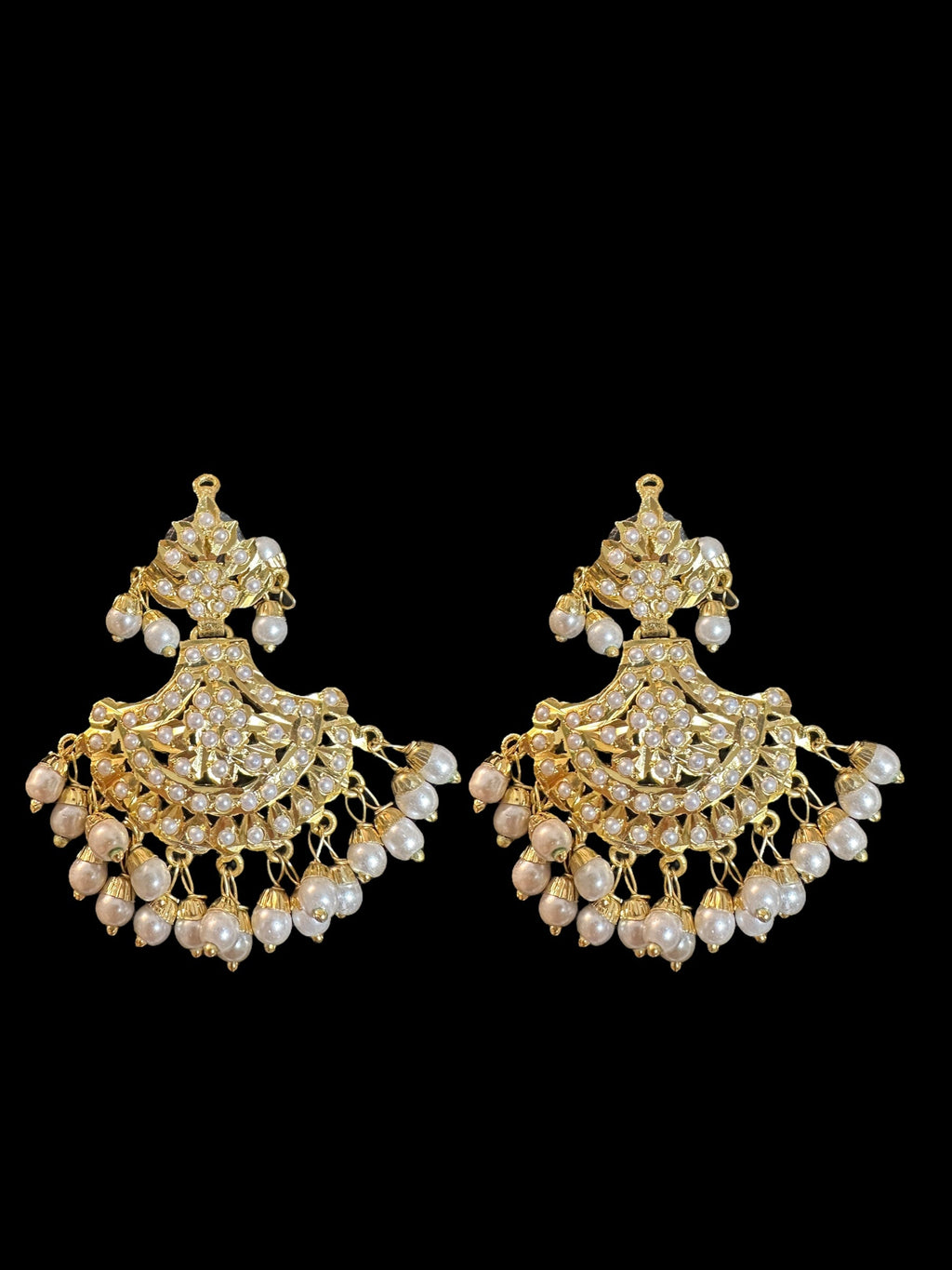 DLN90 jadau rani haar in pearls  ( READY TO SHIP )