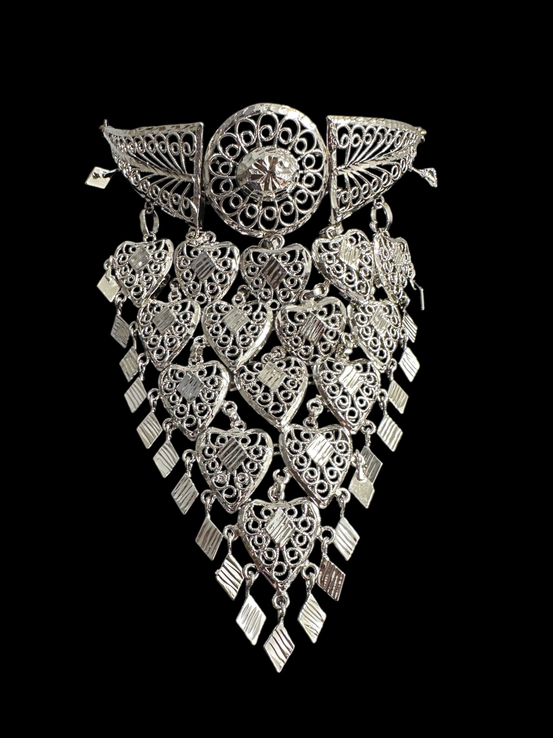 C521 Inas silver plated traditional choker set ( READY TO SHIP )