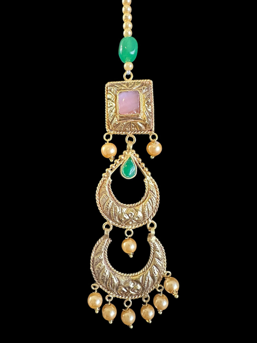 BR484 Amala bridal set in antique finish ( READY TO SHIP )