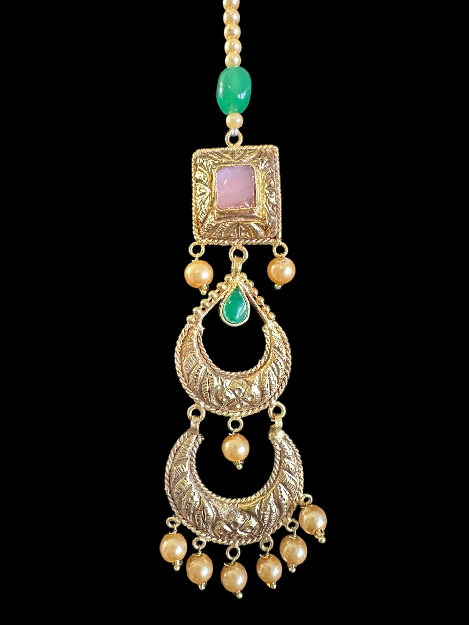 BR484 Amala bridal set in antique finish ( READY TO SHIP )