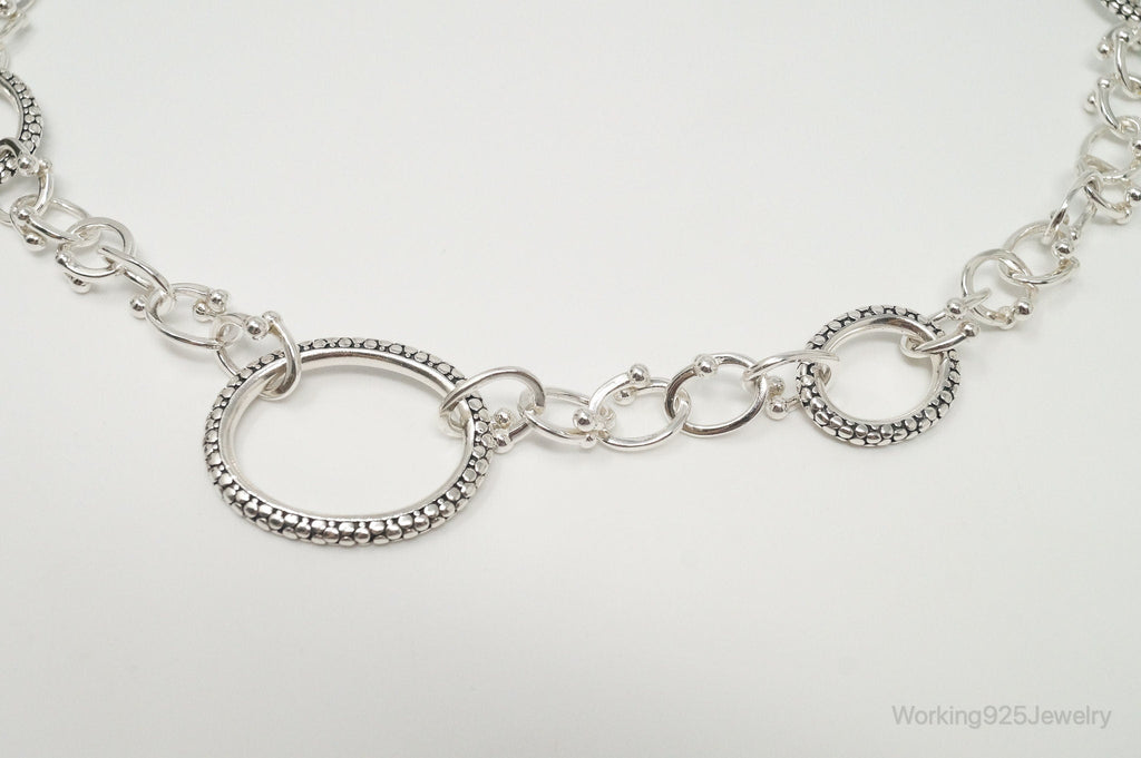 Designer Michael Dawkins Link Sterling Silver Necklace