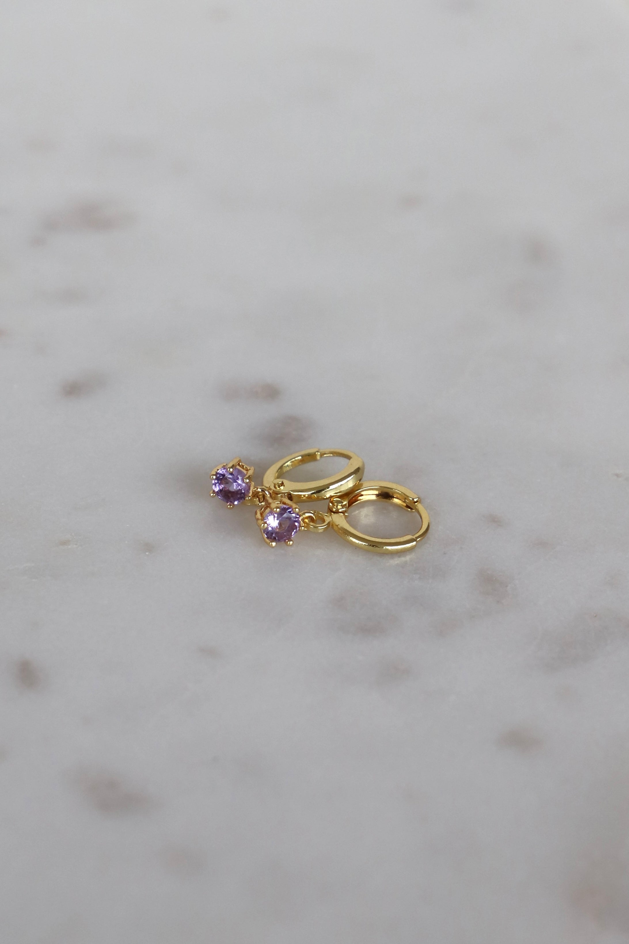 ROUND BIRTHSTONE HUGGIES