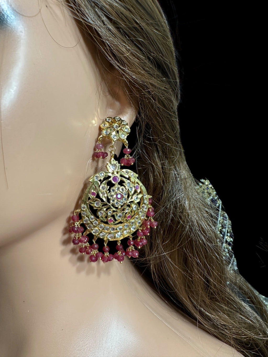 ET198 Romana Gold-Plated Earrings & Tika Set ( READY TO SHIP )