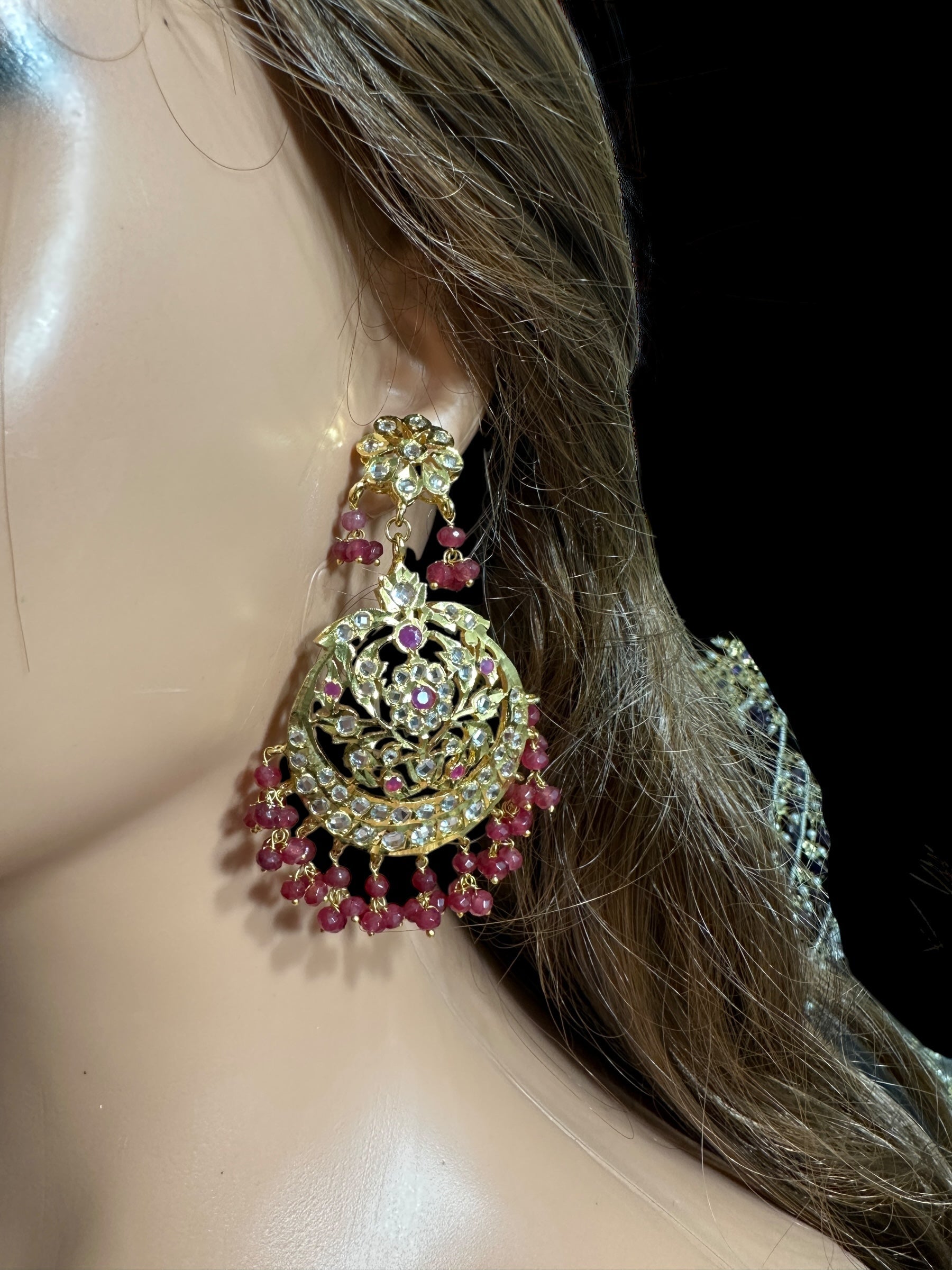 ET198 Romana Gold-Plated Earrings & Tika Set ( READY TO SHIP )