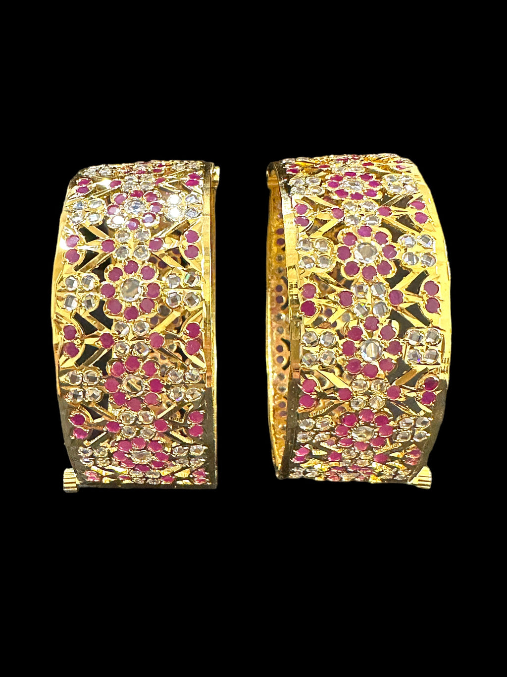 B160 Gold plated hyderabadi bangles ( SHIPS IN 4 WEEKS )