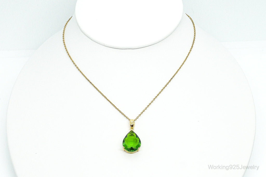 Designer STAUER Period Gold Vermeil Sterling Silver Necklace