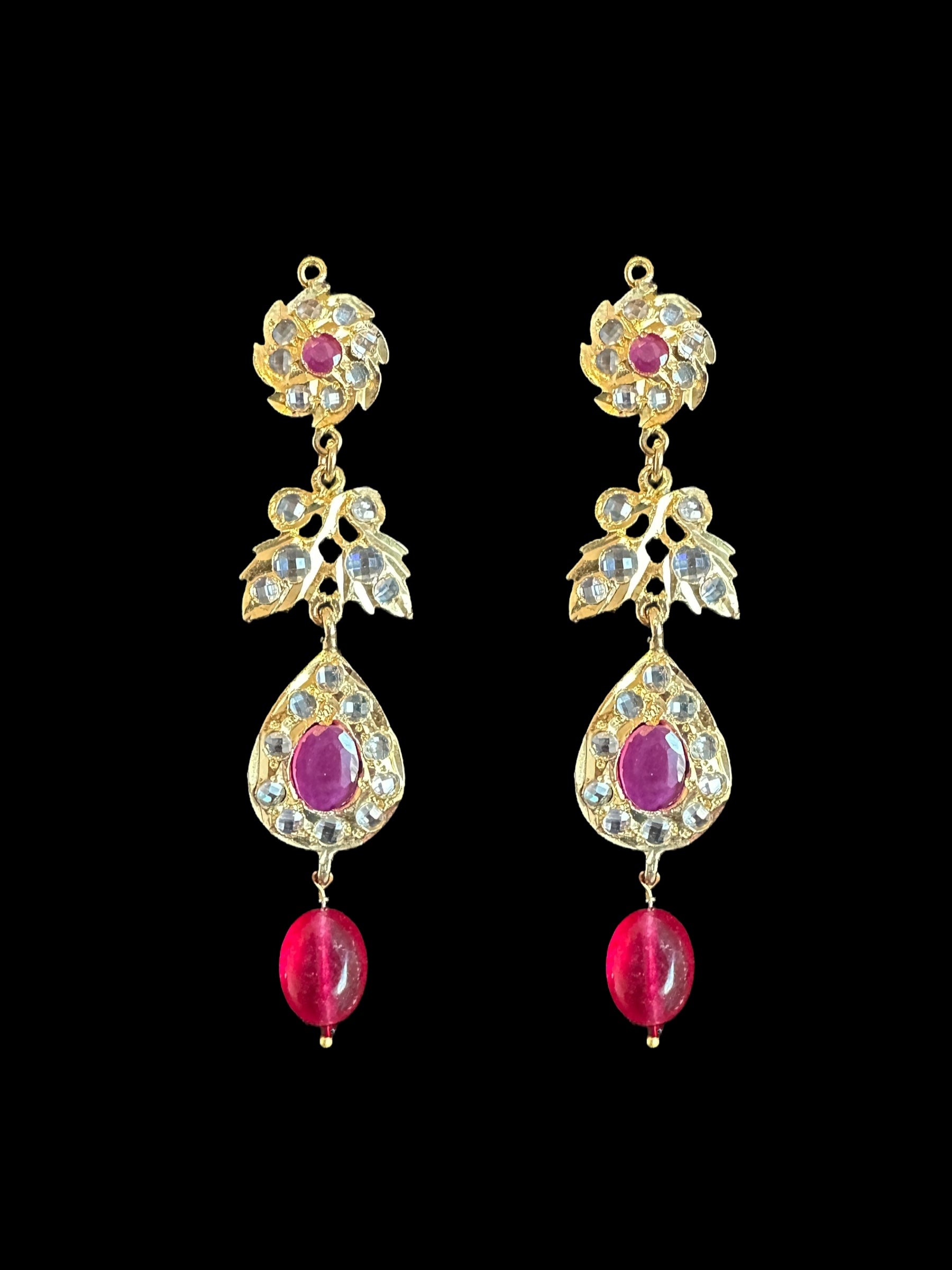 PS518 Jugni in faux ruby  beads ( READY TO SHIP)