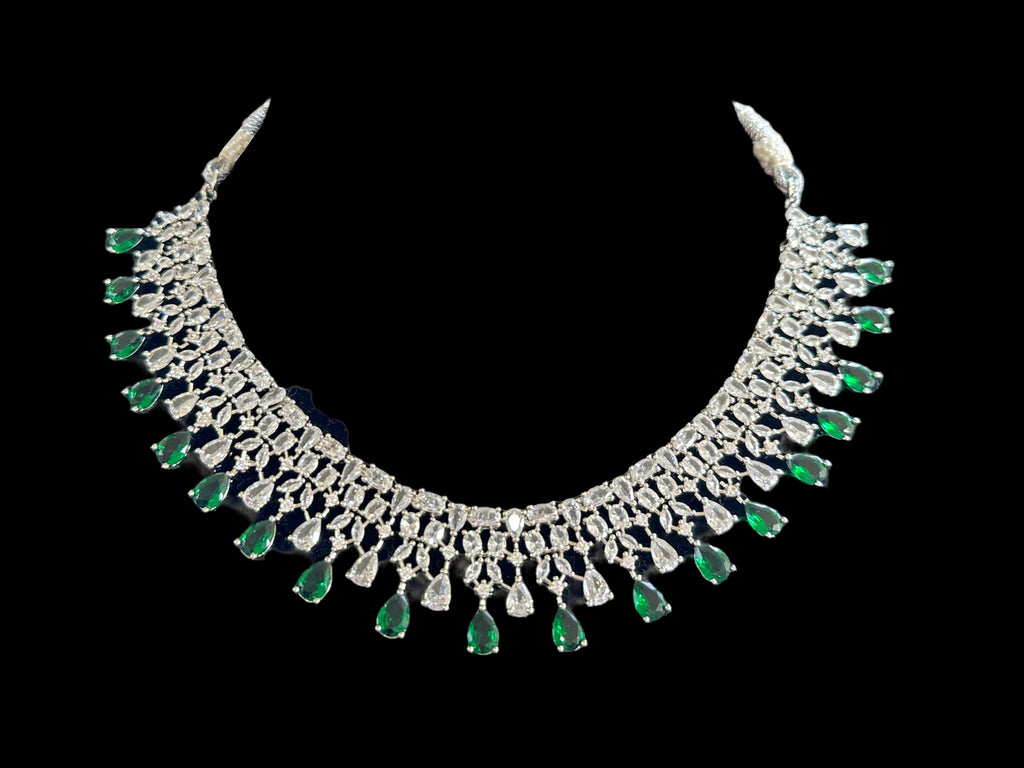 Silver plated  necklace set ( Ready to ship )