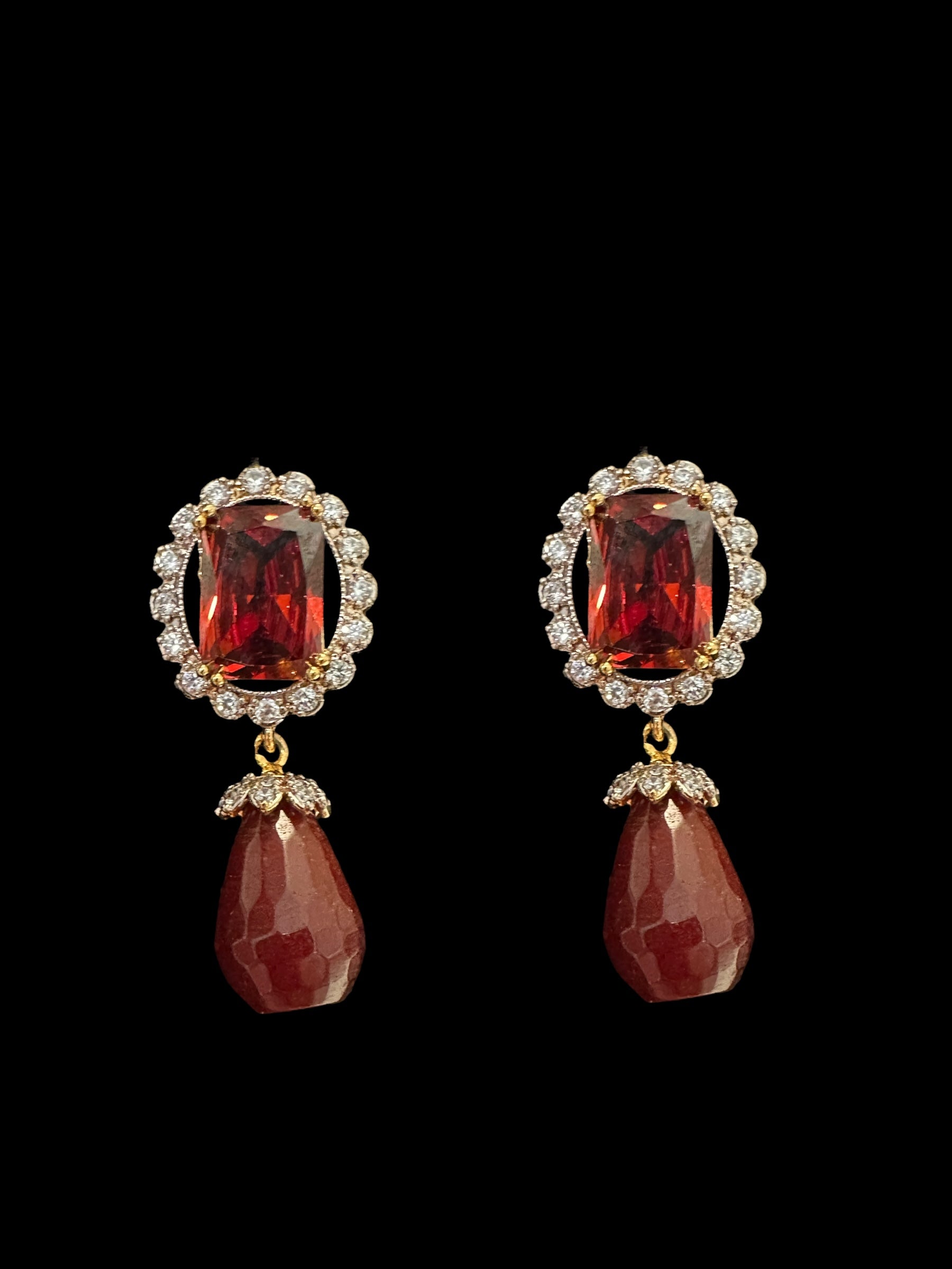 BR504 Arzoo garnet choker set   ( READY TO SHIP )