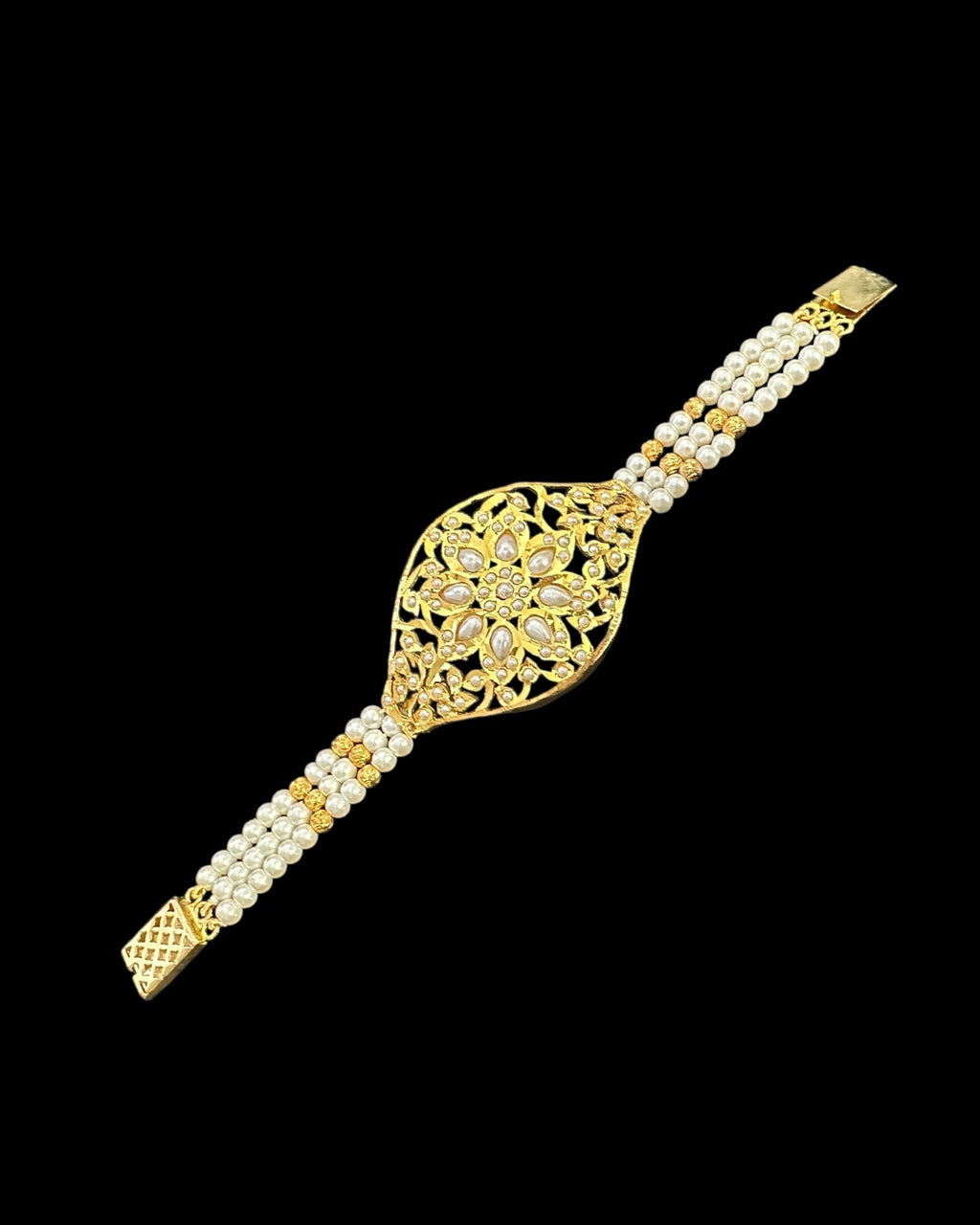 Jadau bracelet - pearls  ( READY TO SHIP )