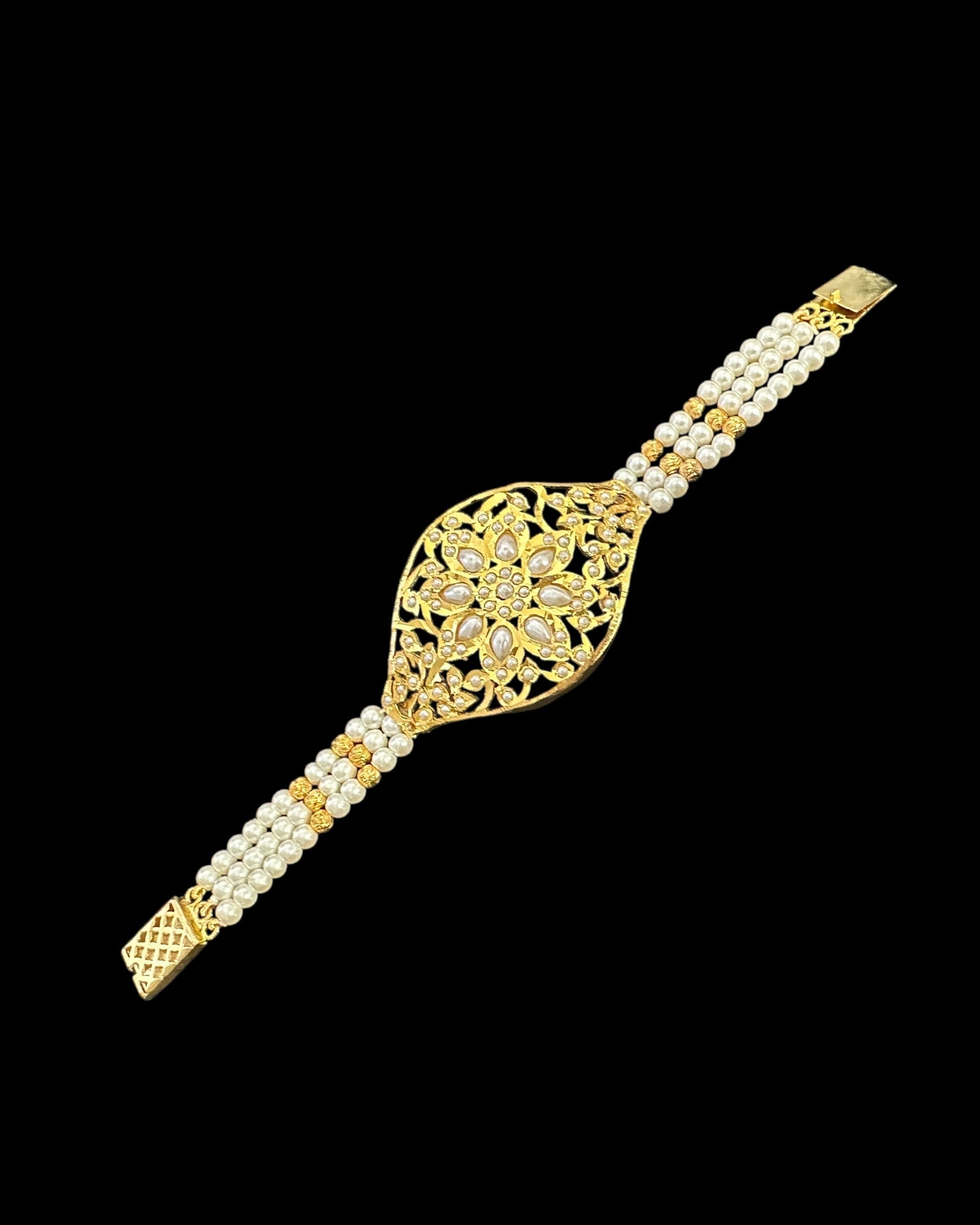 Jadau bracelet - pearls  ( READY TO SHIP )