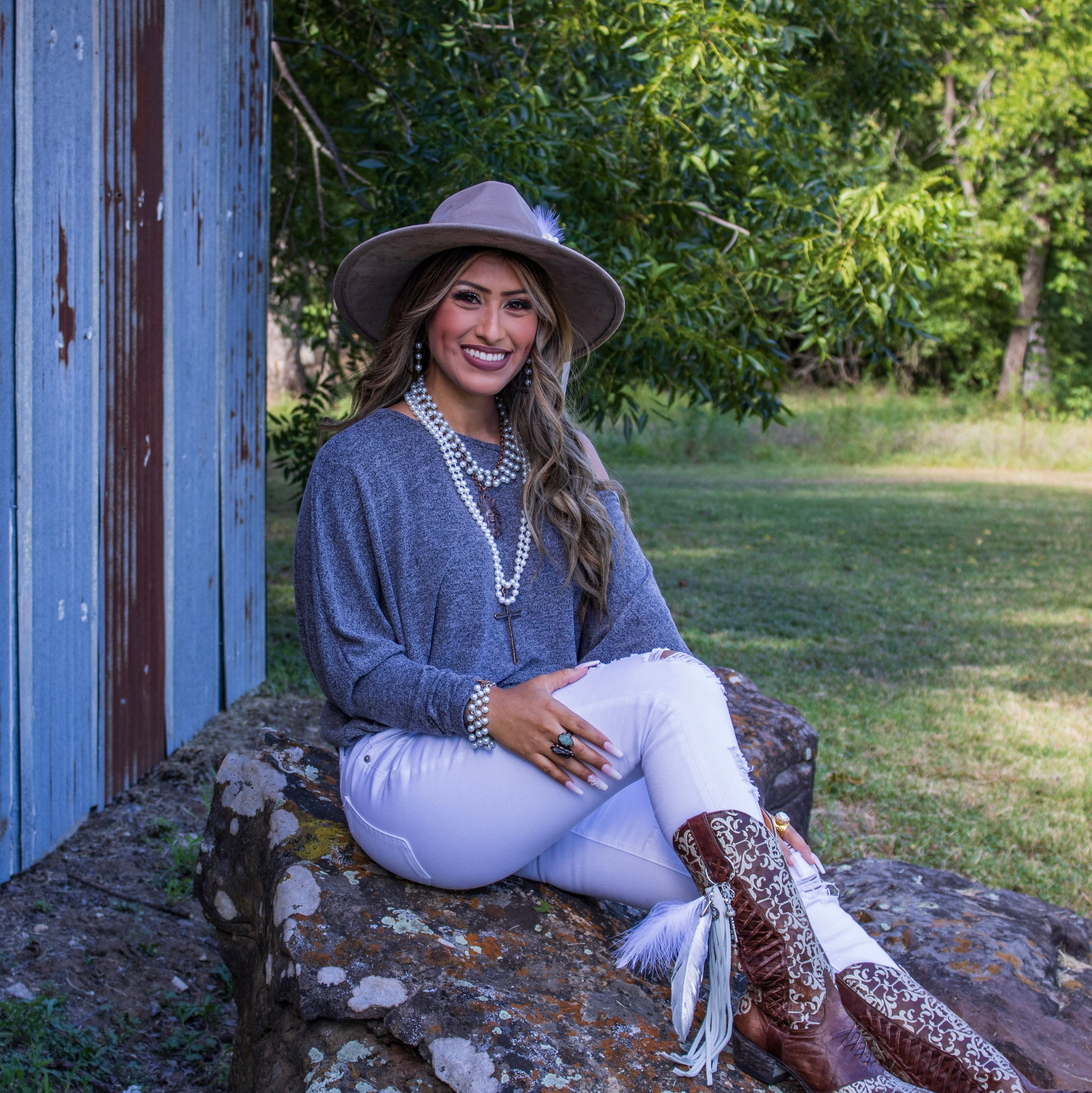 Wedding Boho Western Leather Boot Bling Charm Feather & Key 500L